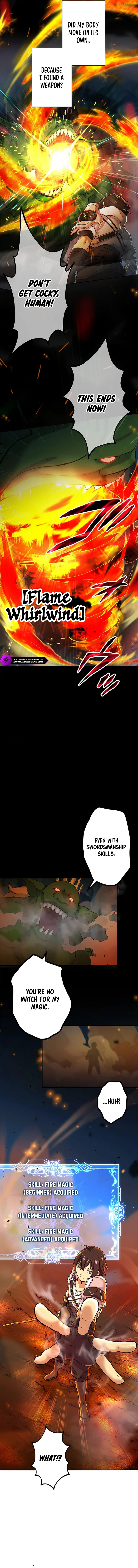 Shijou Saikyou no Mahou Kenshi, F Rank Boukensha ni Tensei Suru (2024) Chapter 1 — Page 8
