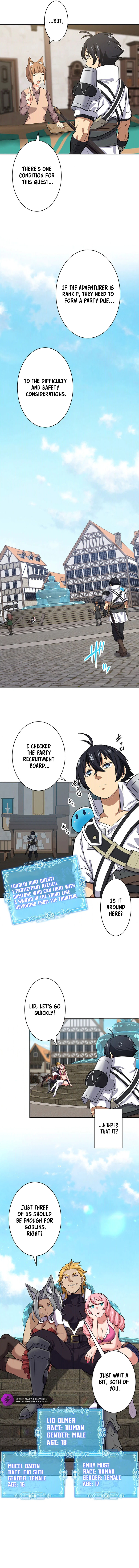Shijou Saikyou no Mahou Kenshi, F Rank Boukensha ni Tensei Suru (2024) Chapter 14 — Page 2