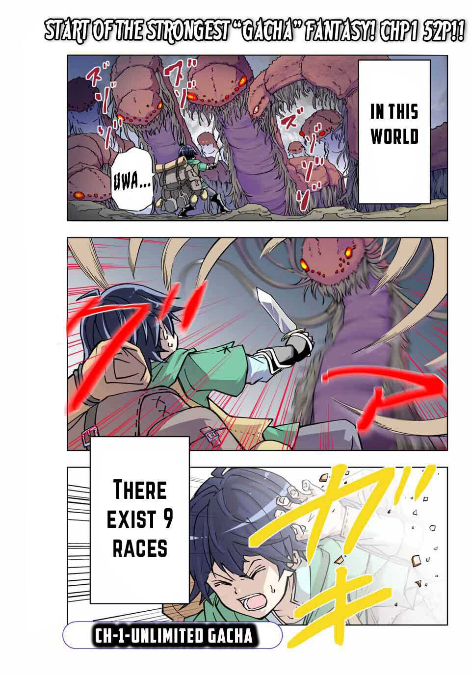 Shinjiteita Nakama-tachi ni Dungeon Okuchi de Korosarekaketa ga Gift "Mugen Gacha" de Level 9999 no Nakama-tachi o Te ni Irete Moto Party Member to Sekai ni Fukushuu & "Zamaa!" Shimasu! Chapter 1 — Page 3