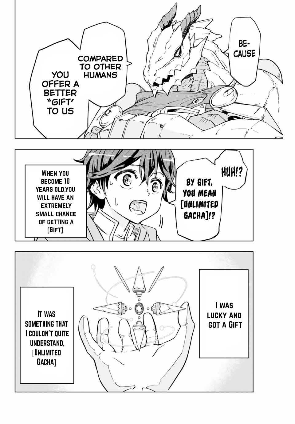 Shinjiteita Nakama-tachi ni Dungeon Okuchi de Korosarekaketa ga Gift "Mugen Gacha" de Level 9999 no Nakama-tachi o Te ni Irete Moto Party Member to Sekai ni Fukushuu & "Zamaa!" Shimasu! Chapter 1 — Page 14