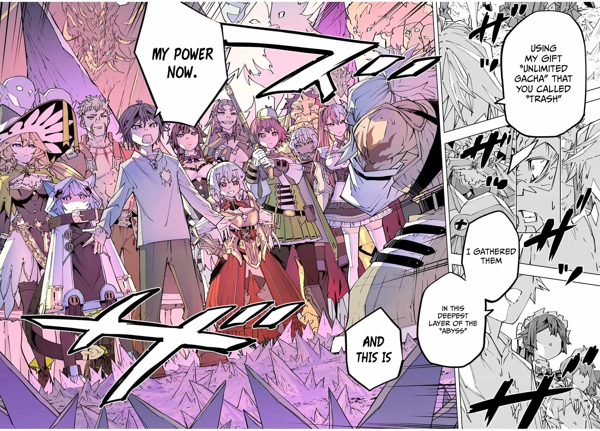 Shinjiteita Nakama-tachi ni Dungeon Okuchi de Korosarekaketa ga Gift "Mugen Gacha" de Level 9999 no Nakama-tachi o Te ni Irete Moto Party Member to Sekai ni Fukushuu & "Zamaa!" Shimasu! Chapter 113 — Page 7