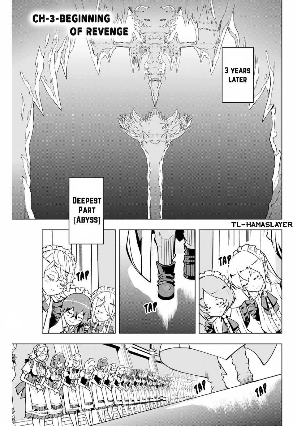 Shinjiteita Nakama-tachi ni Dungeon Okuchi de Korosarekaketa ga Gift "Mugen Gacha" de Level 9999 no Nakama-tachi o Te ni Irete Moto Party Member to Sekai ni Fukushuu & "Zamaa!" Shimasu! Chapter 3 — Page 2