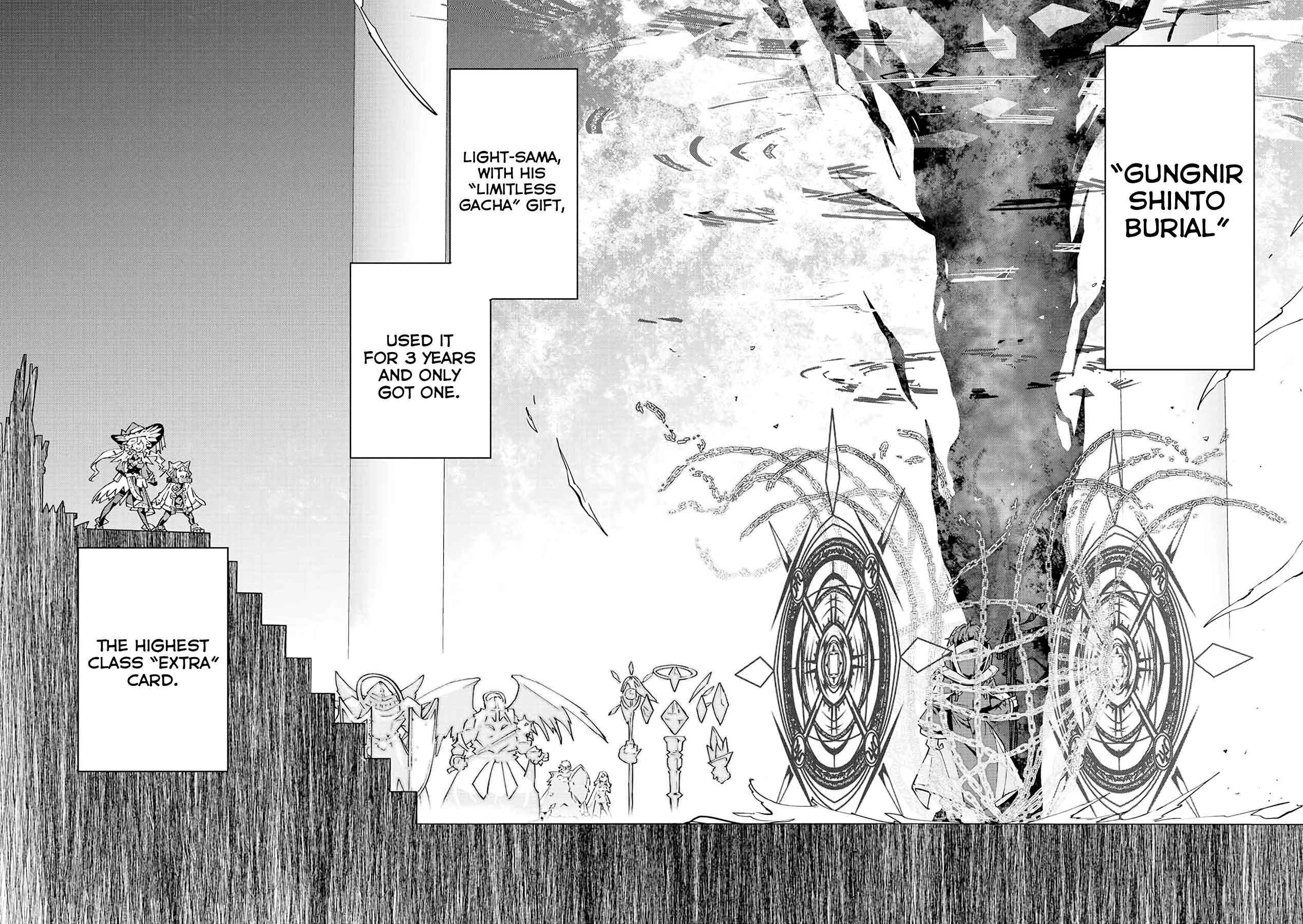 Shinjiteita Nakama-tachi ni Dungeon Okuchi de Korosarekaketa ga Gift "Mugen Gacha" de Level 9999 no Nakama-tachi o Te ni Irete Moto Party Member to Sekai ni Fukushuu & "Zamaa!" Shimasu! Chapter 45 — Page 3