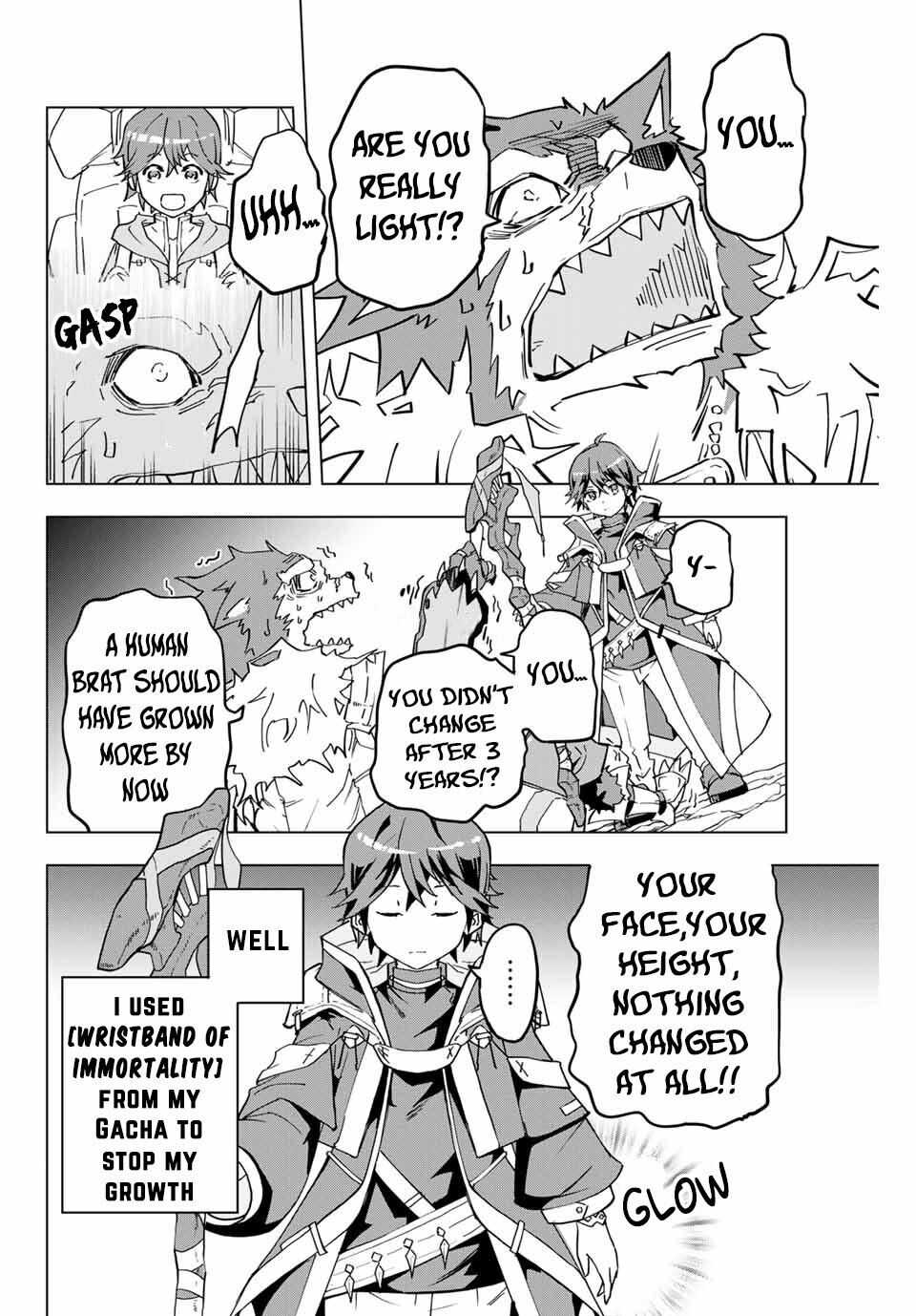 Shinjiteita Nakama-tachi ni Dungeon Okuchi de Korosarekaketa ga Gift "Mugen Gacha" de Level 9999 no Nakama-tachi o Te ni Irete Moto Party Member to Sekai ni Fukushuu & "Zamaa!" Shimasu! Chapter 6 — Page 4
