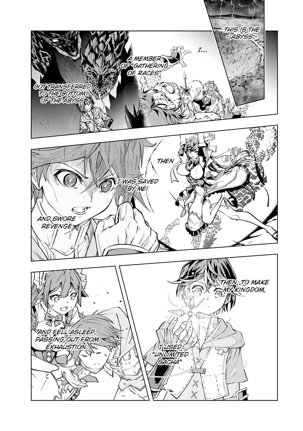 Shinjiteita Nakama-tachi ni Dungeon Okuchi de Korosarekaketa ga Gift "Mugen Gacha" de Level 9999 no Nakama-tachi o Te ni Irete Moto Party Member to Sekai ni Fukushuu & "Zamaa!" Shimasu! Chapter 73 — Page 4