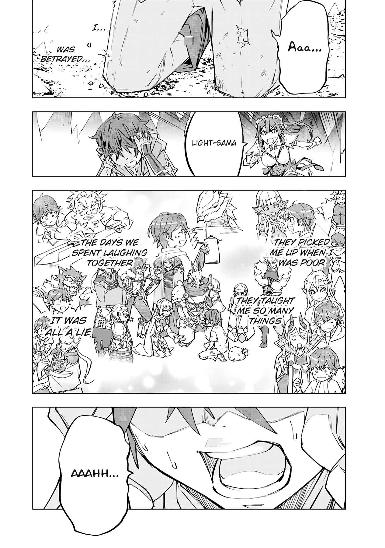 Shinjiteita Nakama-tachi ni Dungeon Okuchi de Korosarekaketa ga Gift "Mugen Gacha" de Level 9999 no Nakama-tachi o Te ni Irete Moto Party Member to Sekai ni Fukushuu & "Zamaa!" Shimasu! Chapter 73 — Page 5