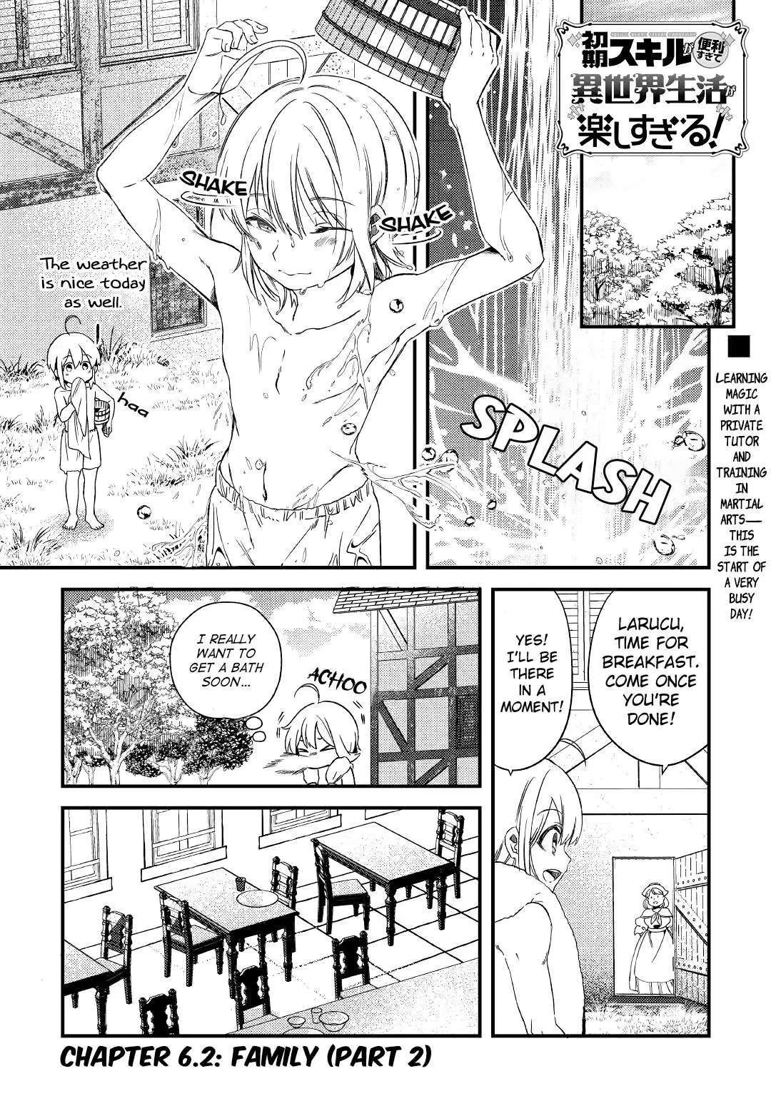 Shoki Skill ga Benri sugite Isekai Seikatsu ga Tanoshisugiru! Chapter 6.2 — Page 1
