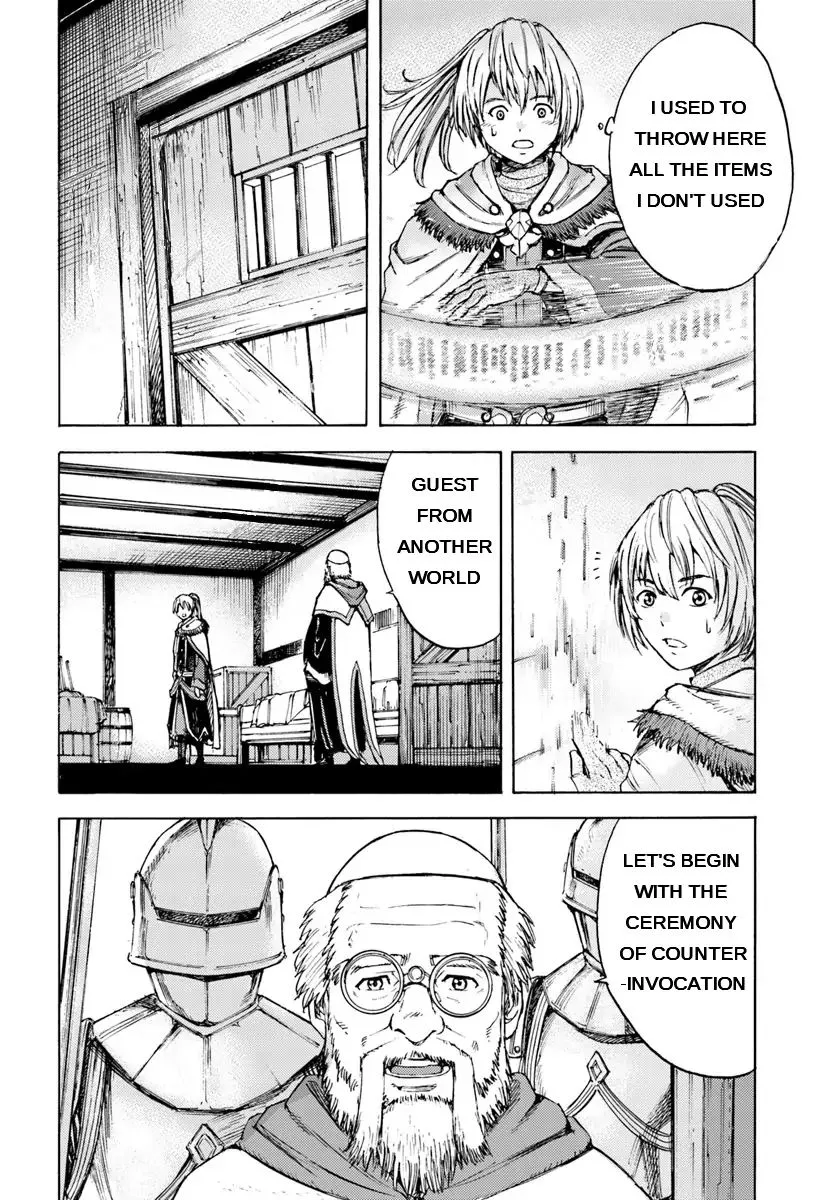 Shoukan Sareta Kenja wa Isekai o Yuku: Saikyou na no wa Fuyou Zaiko no Aitemu deshita Chapter 1 — Page 30