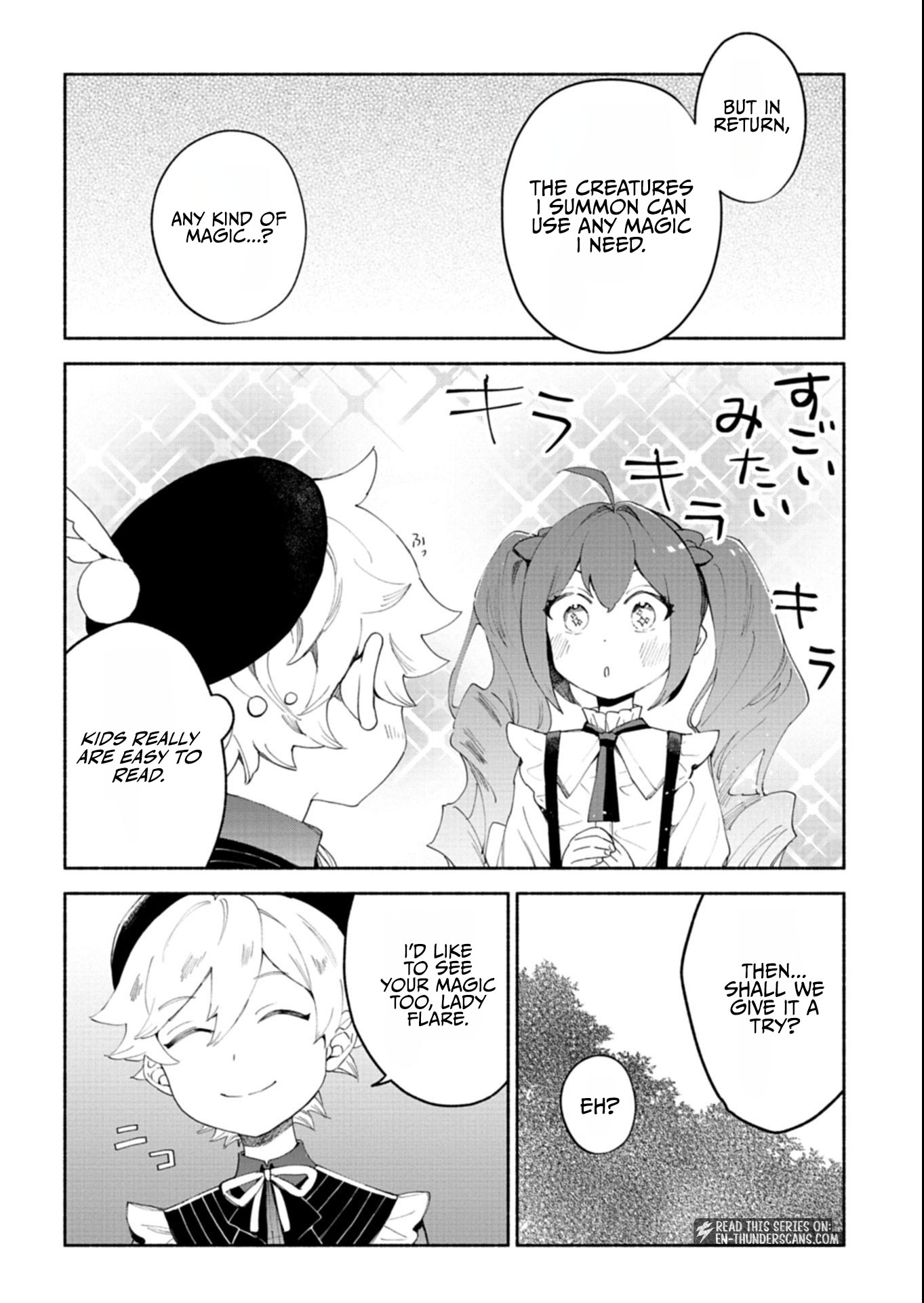 Shoukan Sukiru o Keishou shitanode, Kiwamete Miyou to Omoimasu! ~Mofumofu Mahou seibutsu to Isekai Life o Mankitsuchuu~ Chapter 13.1 — Page 11