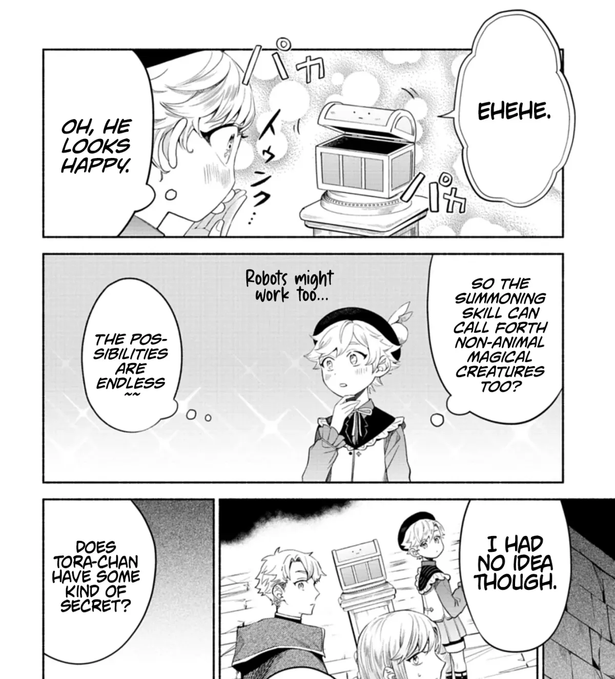 Shoukan Sukiru o Keishou shitanode, Kiwamete Miyou to Omoimasu! ~Mofumofu Mahou seibutsu to Isekai Life o Mankitsuchuu~ Chapter 6 — Page 28