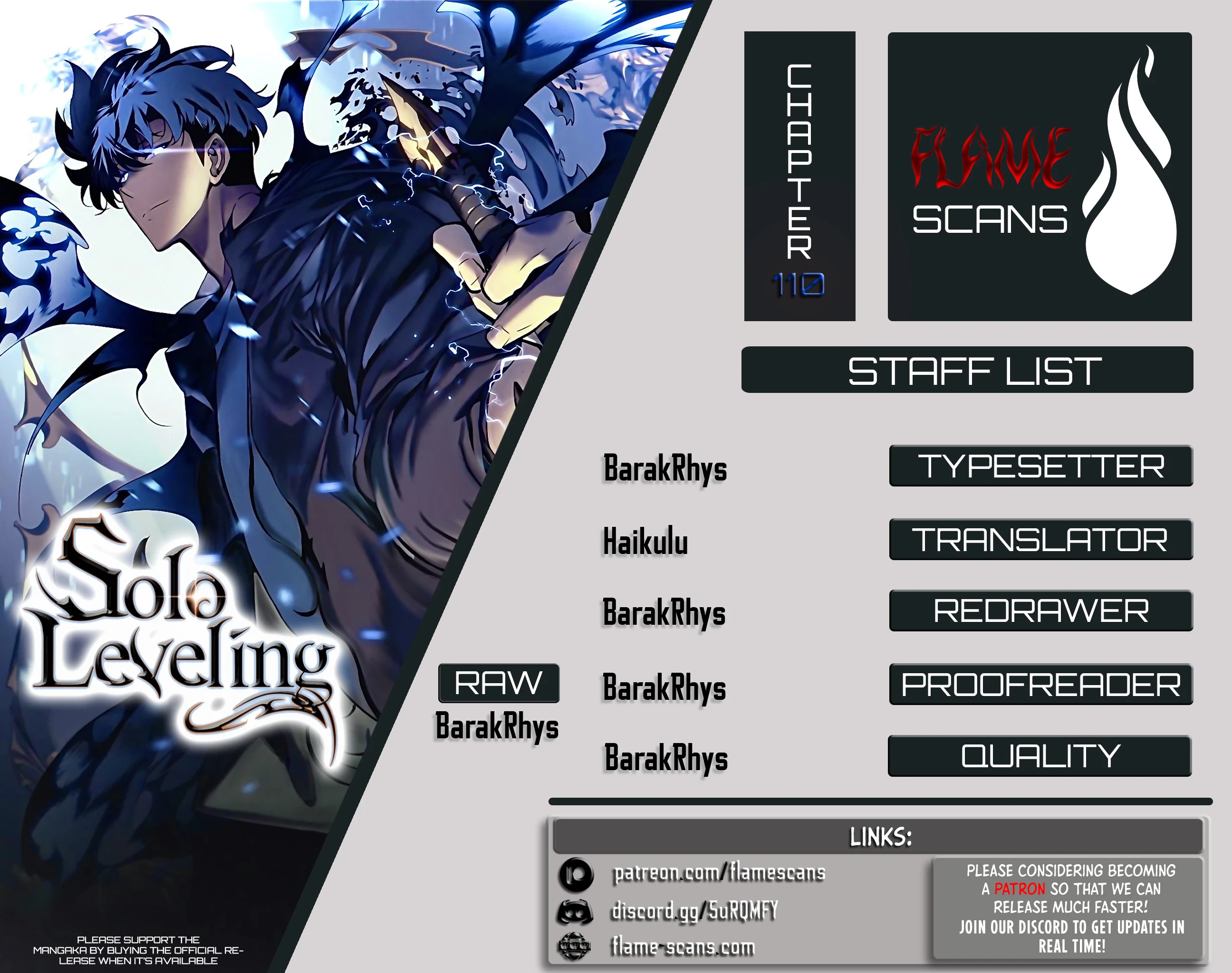 Solo Leveling Chapter 110 — Page 1