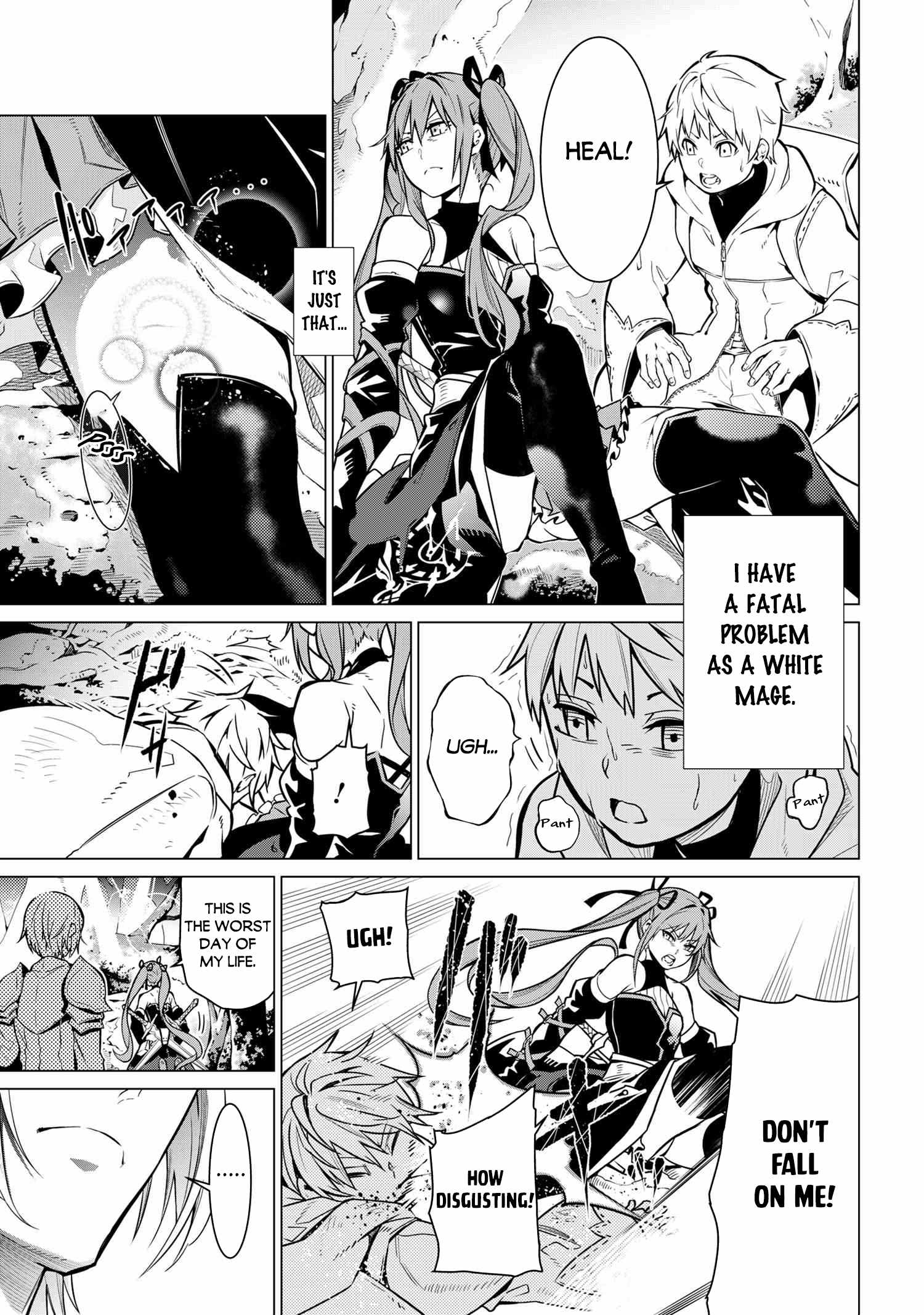 SSS-Rank Dungeon de Knife Ippon Tewatasare Tsuihou Sareta Shiro Madoushi: Yggdrasil no Noroi ni Yori Jakuten de Aru Maryoku Fusoku o Kokufukushi Sekai Saikyou e to Itaru Chapter 1 — Page 10