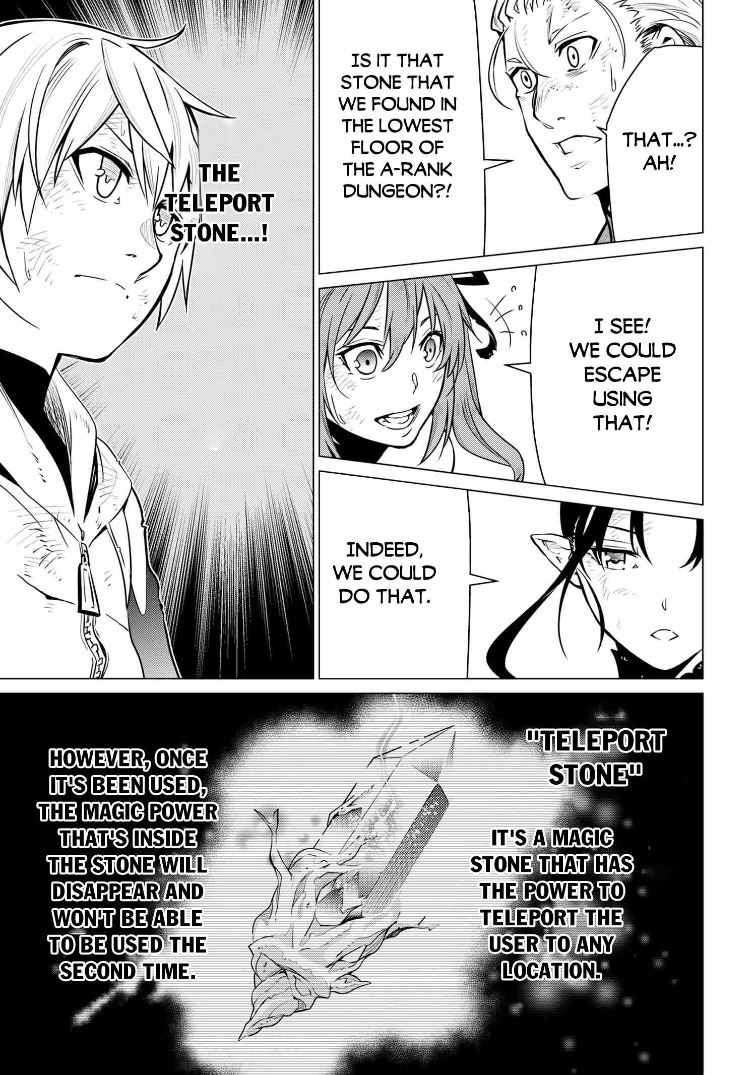 SSS-Rank Dungeon de Knife Ippon Tewatasare Tsuihou Sareta Shiro Madoushi: Yggdrasil no Noroi ni Yori Jakuten de Aru Maryoku Fusoku o Kokufukushi Sekai Saikyou e to Itaru Chapter 1 — Page 22