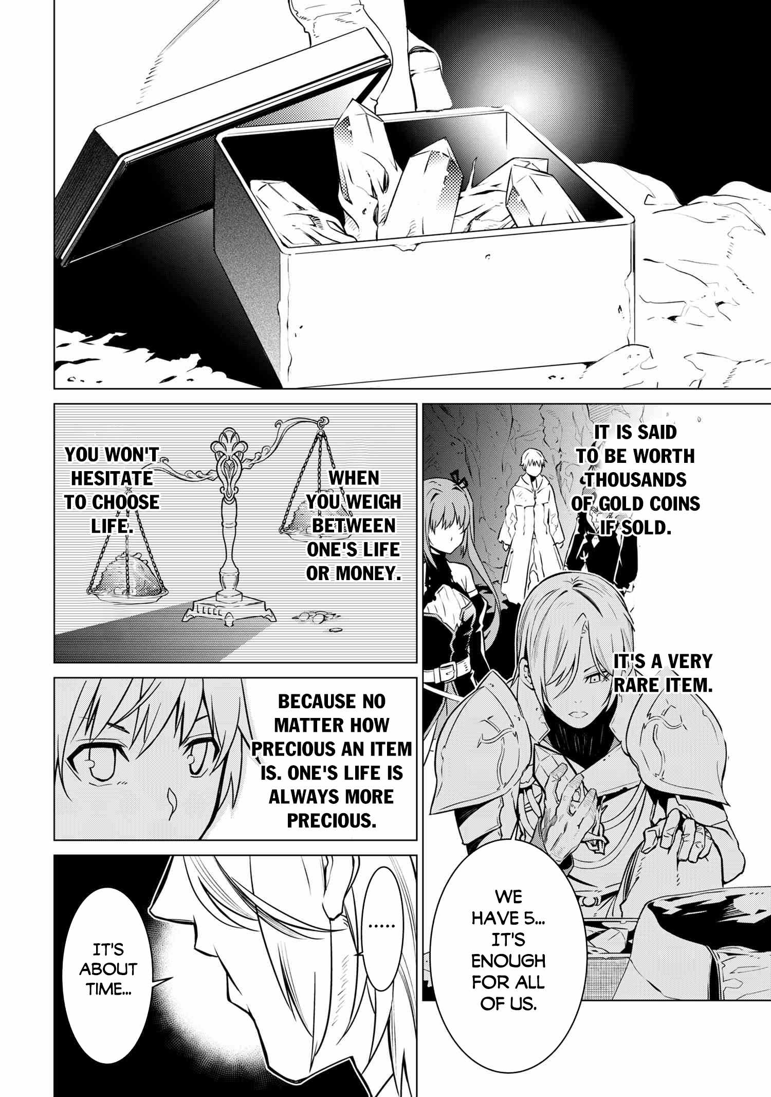 SSS-Rank Dungeon de Knife Ippon Tewatasare Tsuihou Sareta Shiro Madoushi: Yggdrasil no Noroi ni Yori Jakuten de Aru Maryoku Fusoku o Kokufukushi Sekai Saikyou e to Itaru Chapter 1 — Page 23