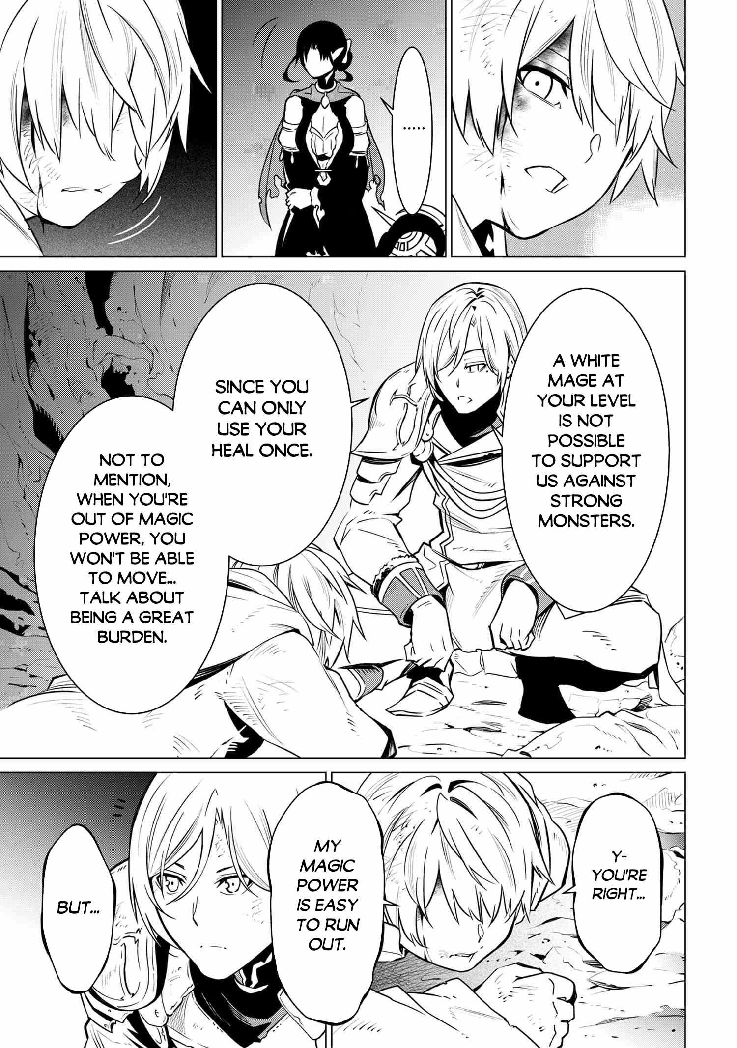 SSS-Rank Dungeon de Knife Ippon Tewatasare Tsuihou Sareta Shiro Madoushi: Yggdrasil no Noroi ni Yori Jakuten de Aru Maryoku Fusoku o Kokufukushi Sekai Saikyou e to Itaru Chapter 1 — Page 30