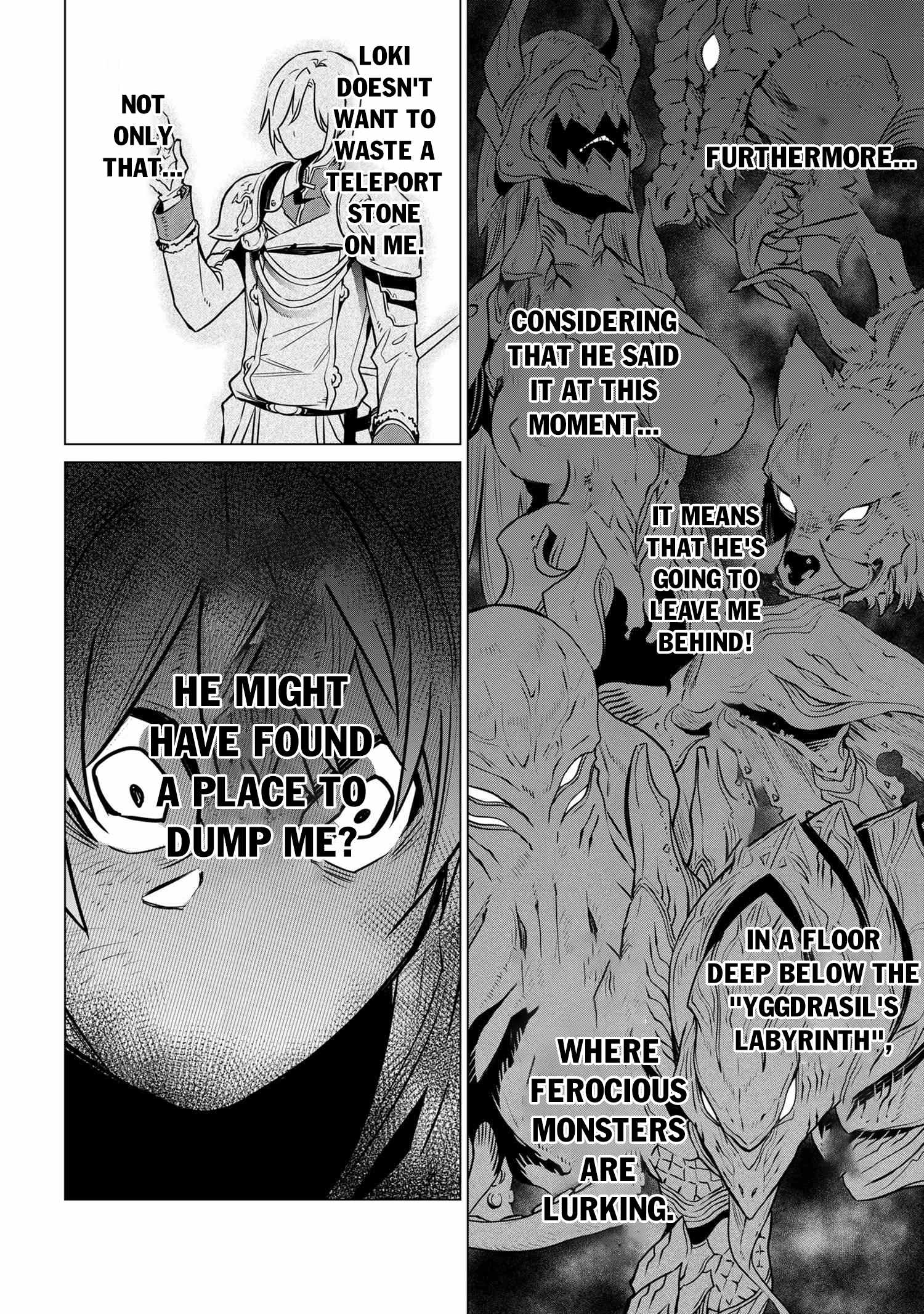 SSS-Rank Dungeon de Knife Ippon Tewatasare Tsuihou Sareta Shiro Madoushi: Yggdrasil no Noroi ni Yori Jakuten de Aru Maryoku Fusoku o Kokufukushi Sekai Saikyou e to Itaru Chapter 1 — Page 37