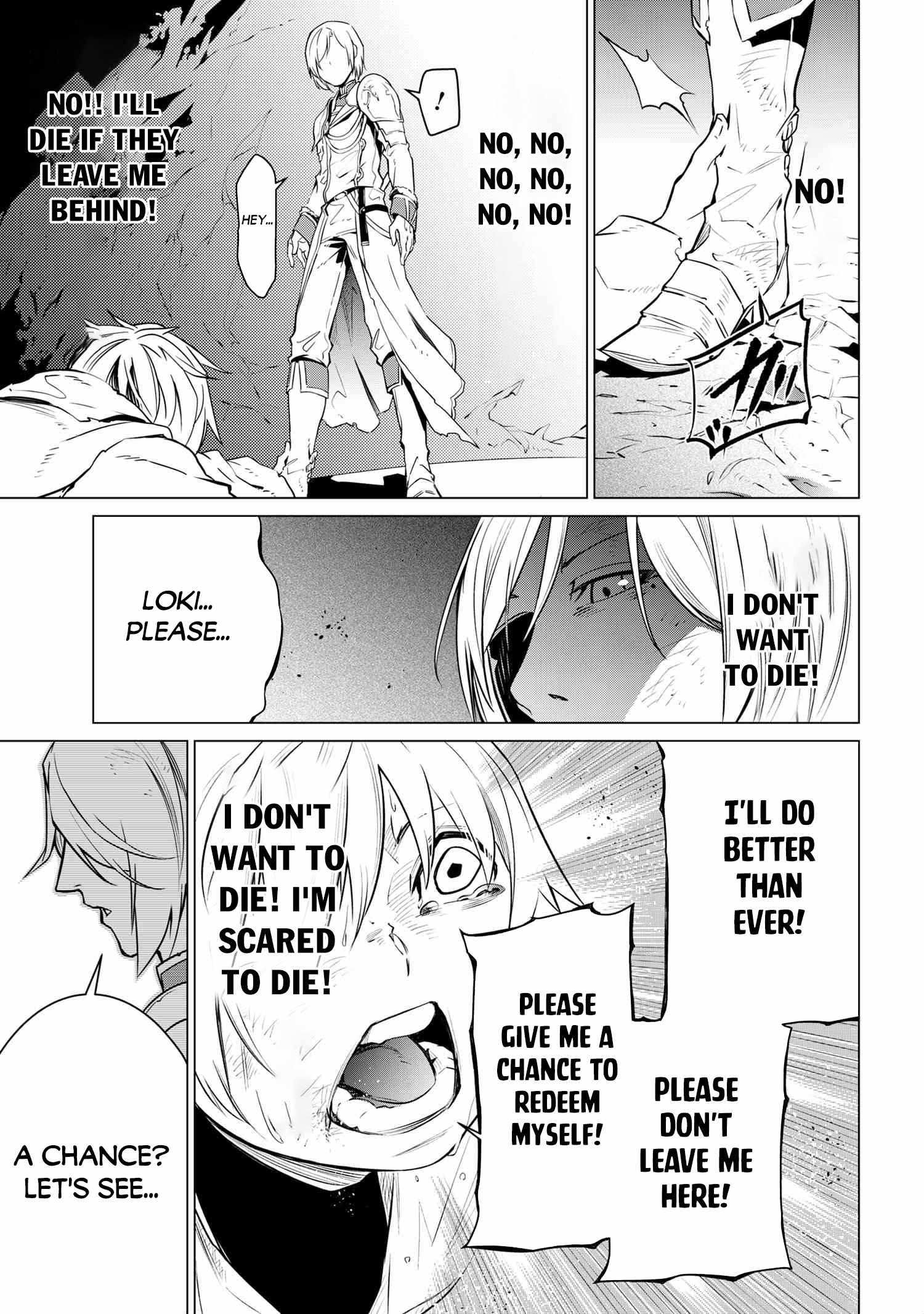 SSS-Rank Dungeon de Knife Ippon Tewatasare Tsuihou Sareta Shiro Madoushi: Yggdrasil no Noroi ni Yori Jakuten de Aru Maryoku Fusoku o Kokufukushi Sekai Saikyou e to Itaru Chapter 1 — Page 38