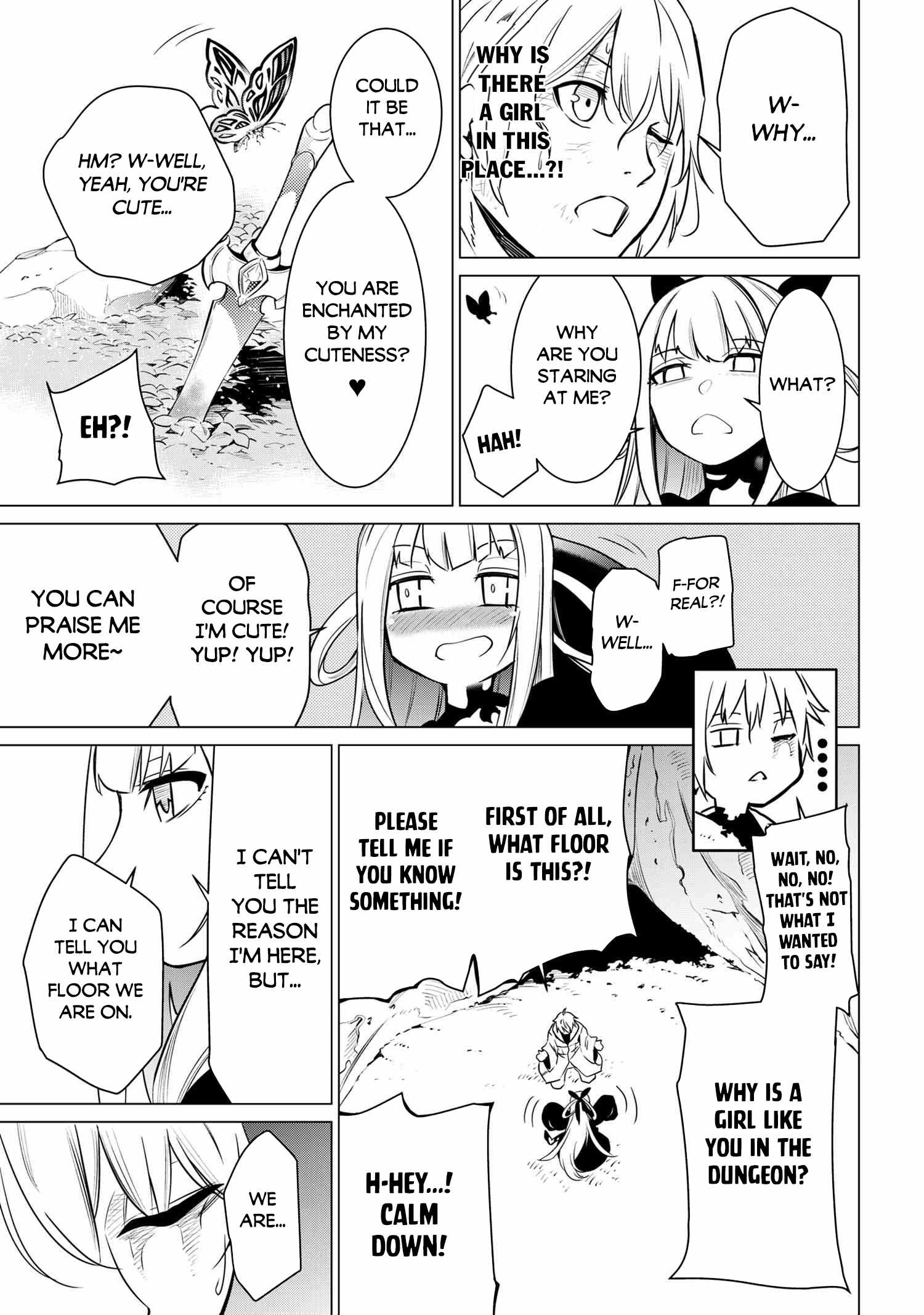 SSS-Rank Dungeon de Knife Ippon Tewatasare Tsuihou Sareta Shiro Madoushi: Yggdrasil no Noroi ni Yori Jakuten de Aru Maryoku Fusoku o Kokufukushi Sekai Saikyou e to Itaru Chapter 1 — Page 52