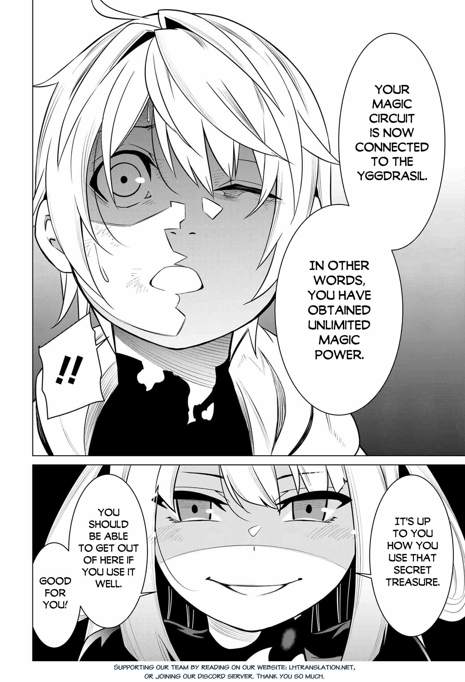 SSS-Rank Dungeon de Knife Ippon Tewatasare Tsuihou Sareta Shiro Madoushi: Yggdrasil no Noroi ni Yori Jakuten de Aru Maryoku Fusoku o Kokufukushi Sekai Saikyou e to Itaru Chapter 1 — Page 56