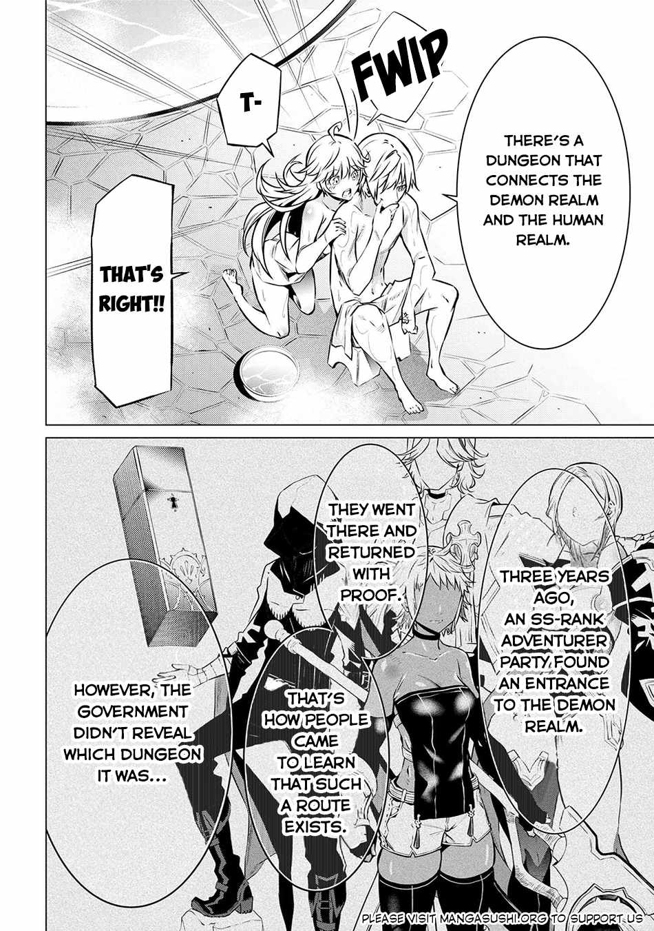 SSS-Rank Dungeon de Knife Ippon Tewatasare Tsuihou Sareta Shiro Madoushi: Yggdrasil no Noroi ni Yori Jakuten de Aru Maryoku Fusoku o Kokufukushi Sekai Saikyou e to Itaru Chapter 10.1 — Page 11