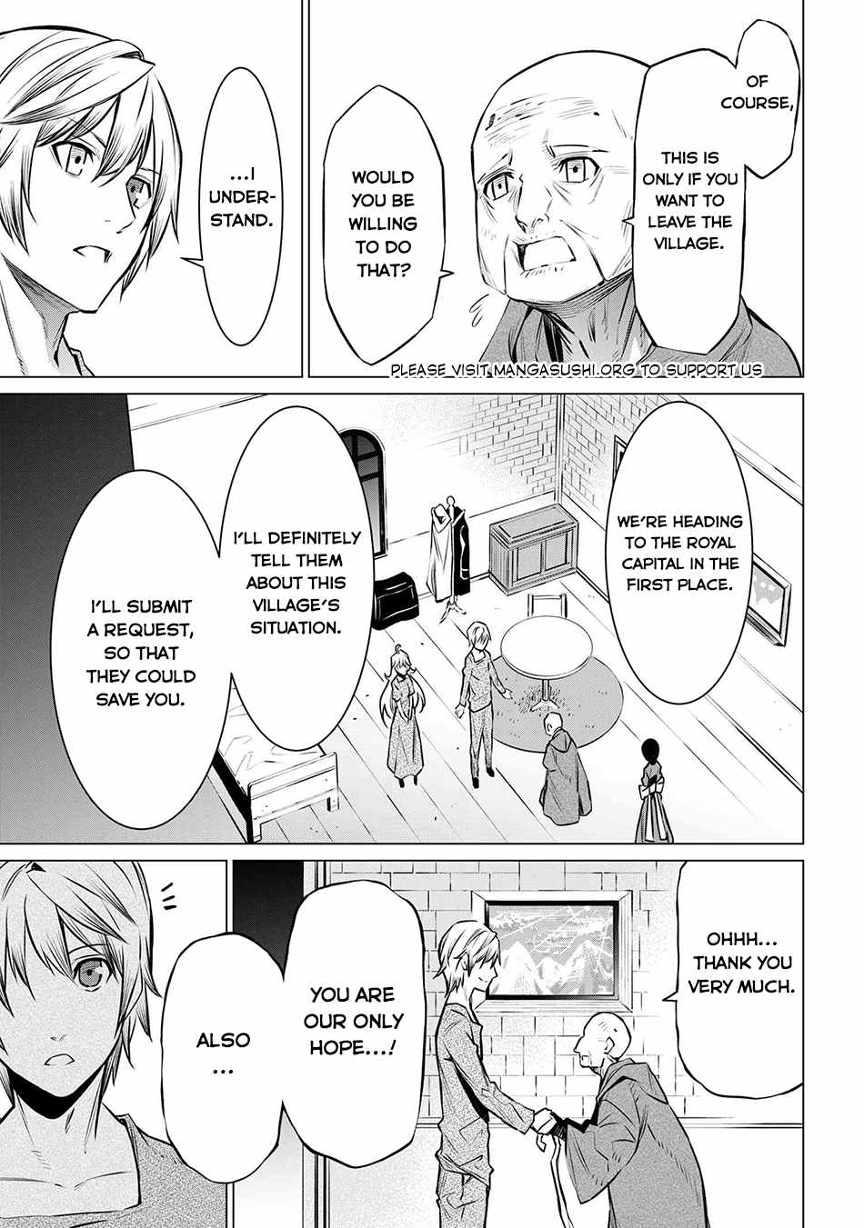 SSS-Rank Dungeon de Knife Ippon Tewatasare Tsuihou Sareta Shiro Madoushi: Yggdrasil no Noroi ni Yori Jakuten de Aru Maryoku Fusoku o Kokufukushi Sekai Saikyou e to Itaru Chapter 10.1 — Page 16