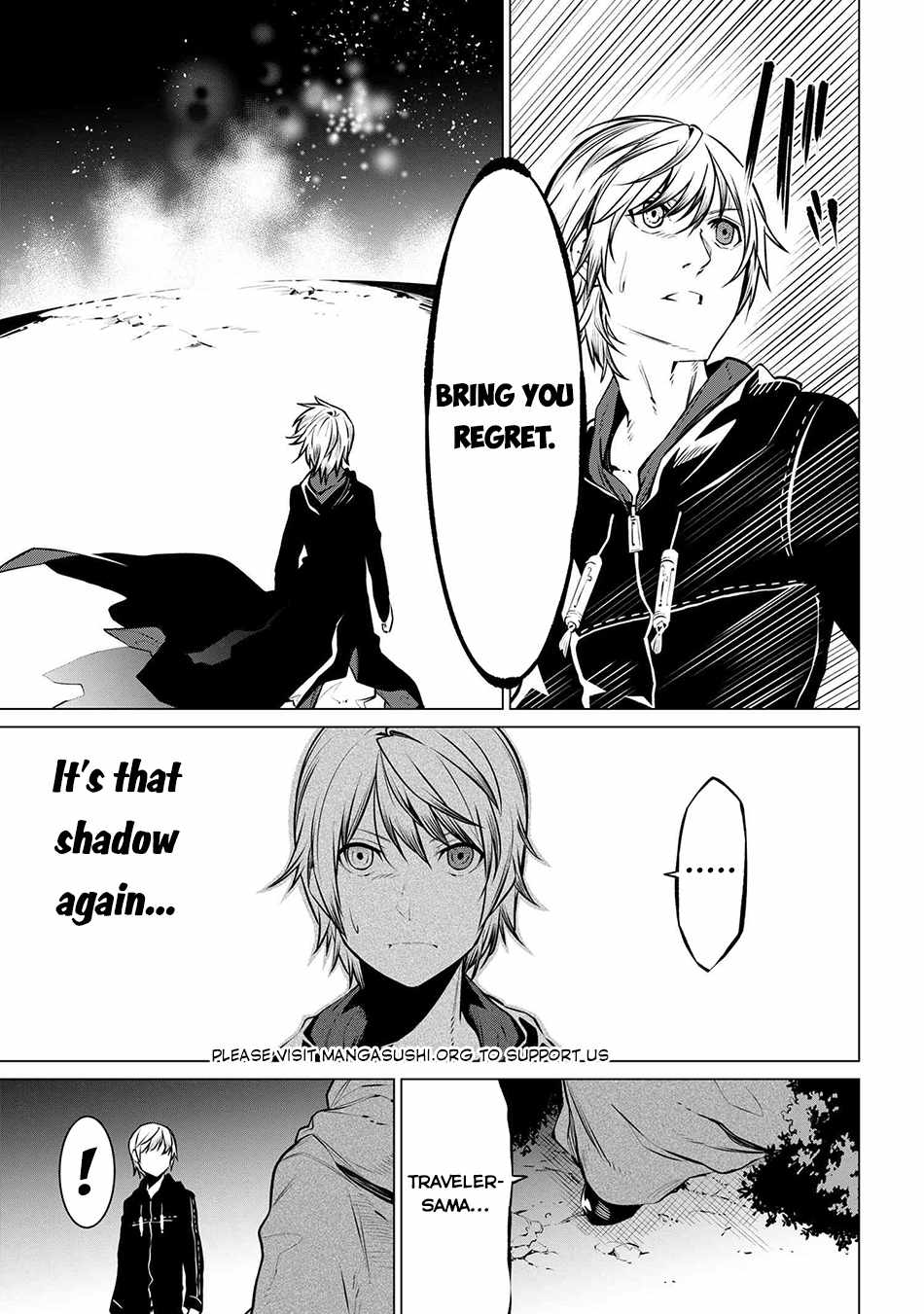 SSS-Rank Dungeon de Knife Ippon Tewatasare Tsuihou Sareta Shiro Madoushi: Yggdrasil no Noroi ni Yori Jakuten de Aru Maryoku Fusoku o Kokufukushi Sekai Saikyou e to Itaru Chapter 11.1 — Page 16
