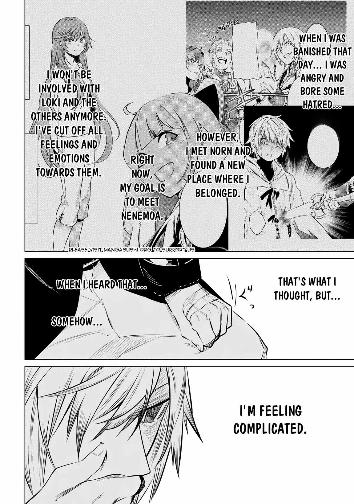 SSS-Rank Dungeon de Knife Ippon Tewatasare Tsuihou Sareta Shiro Madoushi: Yggdrasil no Noroi ni Yori Jakuten de Aru Maryoku Fusoku o Kokufukushi Sekai Saikyou e to Itaru Chapter 13.2 — Page 11