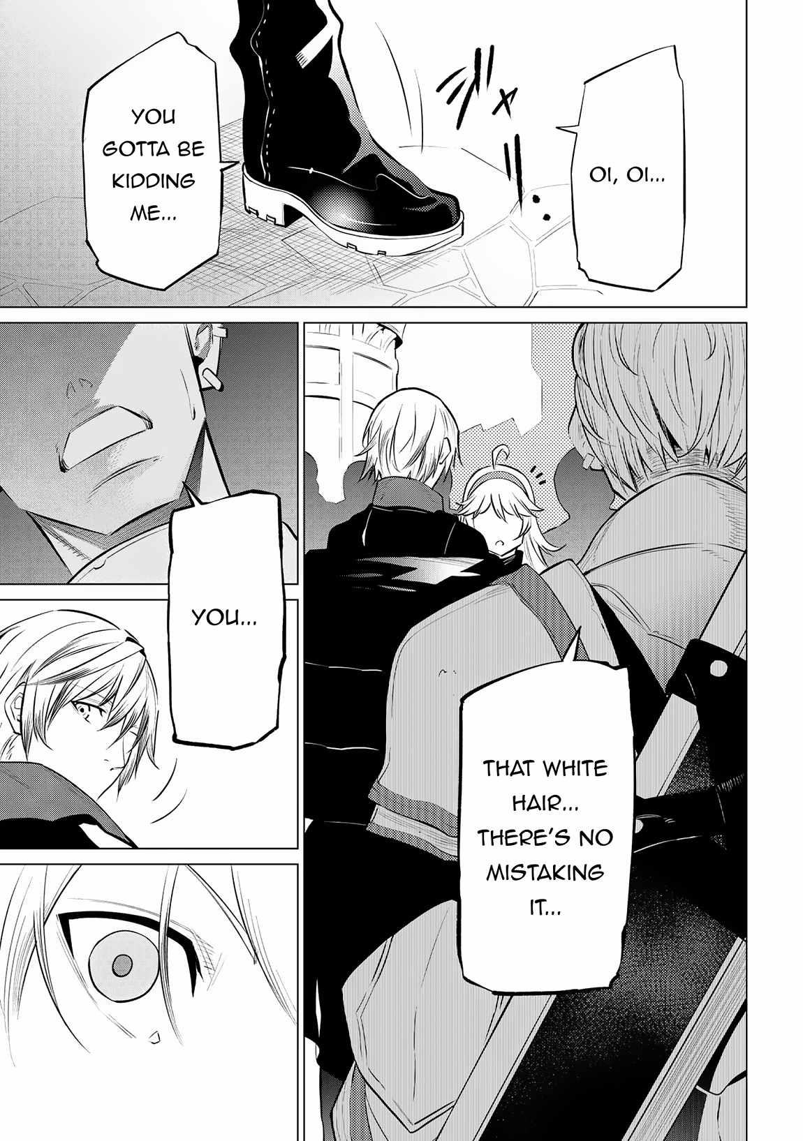 SSS-Rank Dungeon de Knife Ippon Tewatasare Tsuihou Sareta Shiro Madoushi: Yggdrasil no Noroi ni Yori Jakuten de Aru Maryoku Fusoku o Kokufukushi Sekai Saikyou e to Itaru Chapter 14.3 — Page 13