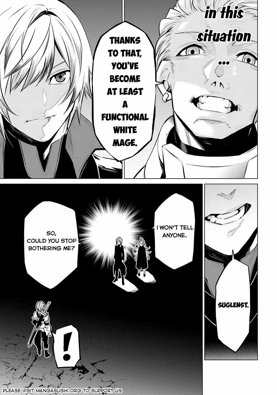 SSS-Rank Dungeon de Knife Ippon Tewatasare Tsuihou Sareta Shiro Madoushi: Yggdrasil no Noroi ni Yori Jakuten de Aru Maryoku Fusoku o Kokufukushi Sekai Saikyou e to Itaru Chapter 15 — Page 16