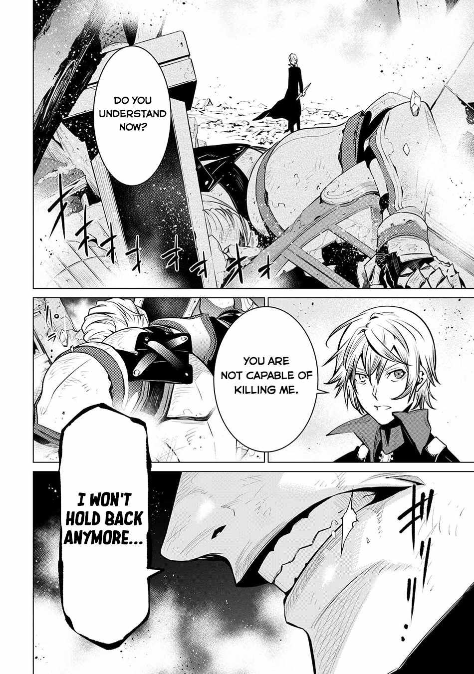 SSS-Rank Dungeon de Knife Ippon Tewatasare Tsuihou Sareta Shiro Madoushi: Yggdrasil no Noroi ni Yori Jakuten de Aru Maryoku Fusoku o Kokufukushi Sekai Saikyou e to Itaru Chapter 15 — Page 24