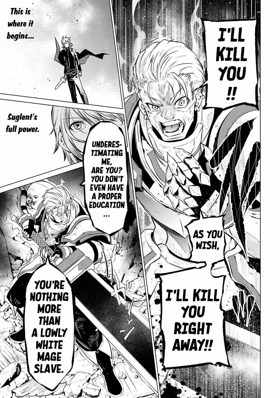 SSS-Rank Dungeon de Knife Ippon Tewatasare Tsuihou Sareta Shiro Madoushi: Yggdrasil no Noroi ni Yori Jakuten de Aru Maryoku Fusoku o Kokufukushi Sekai Saikyou e to Itaru Chapter 15 — Page 25