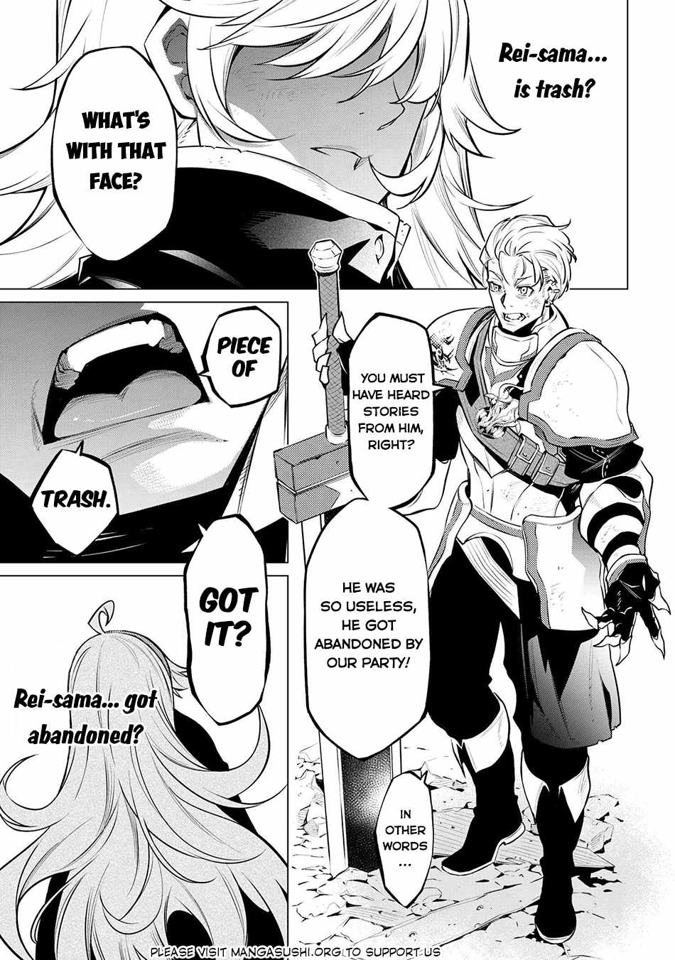 SSS-Rank Dungeon de Knife Ippon Tewatasare Tsuihou Sareta Shiro Madoushi: Yggdrasil no Noroi ni Yori Jakuten de Aru Maryoku Fusoku o Kokufukushi Sekai Saikyou e to Itaru Chapter 16.1 — Page 6