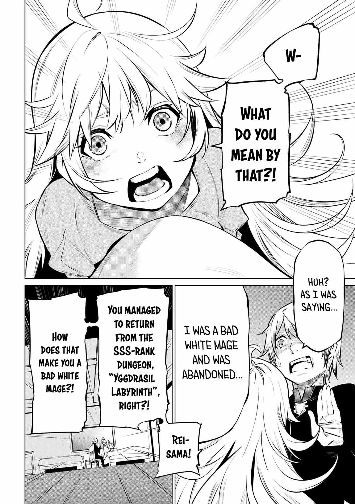 SSS-Rank Dungeon de Knife Ippon Tewatasare Tsuihou Sareta Shiro Madoushi: Yggdrasil no Noroi ni Yori Jakuten de Aru Maryoku Fusoku o Kokufukushi Sekai Saikyou e to Itaru Chapter 17.1 — Page 13