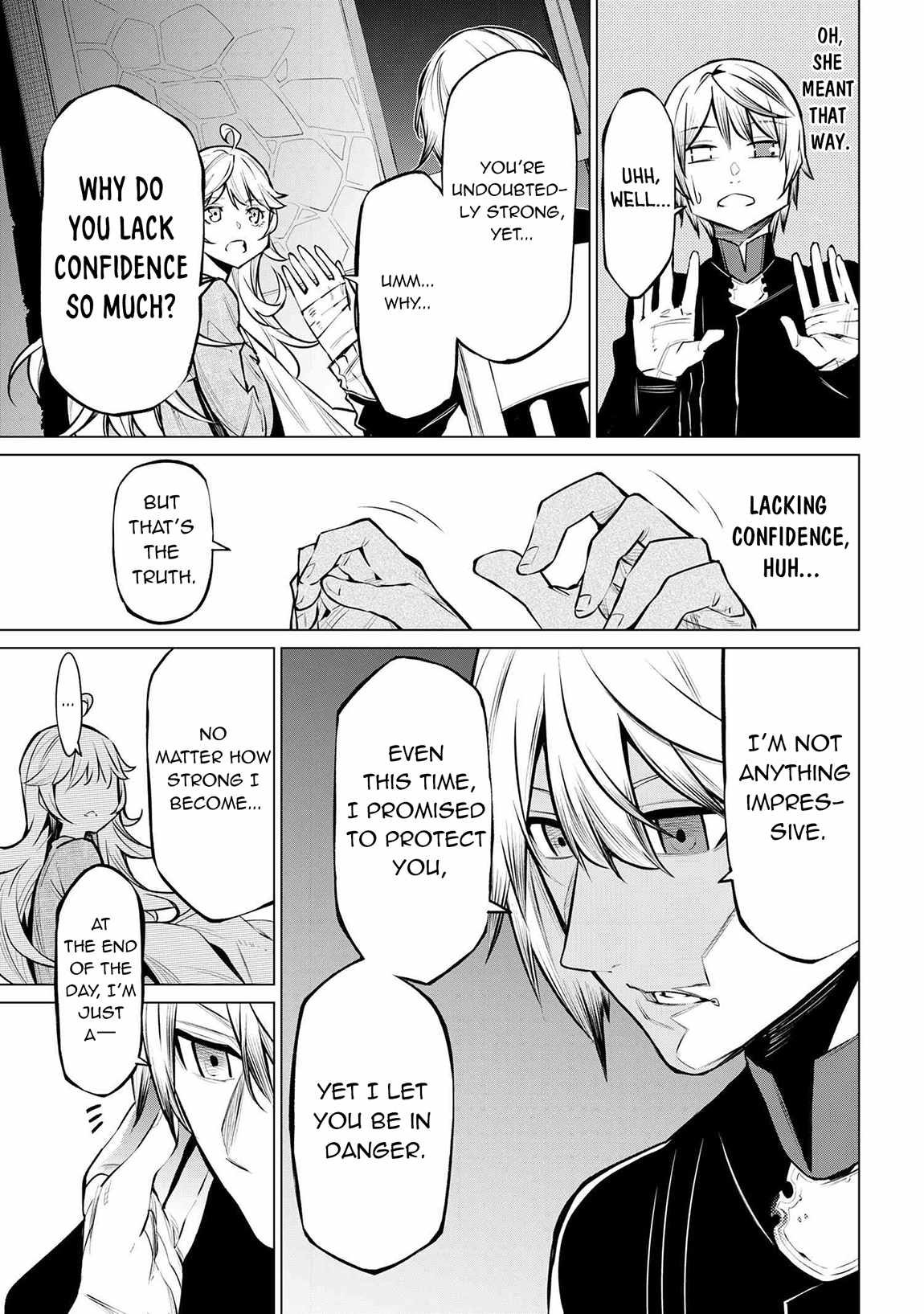 SSS-Rank Dungeon de Knife Ippon Tewatasare Tsuihou Sareta Shiro Madoushi: Yggdrasil no Noroi ni Yori Jakuten de Aru Maryoku Fusoku o Kokufukushi Sekai Saikyou e to Itaru Chapter 17.1 — Page 14