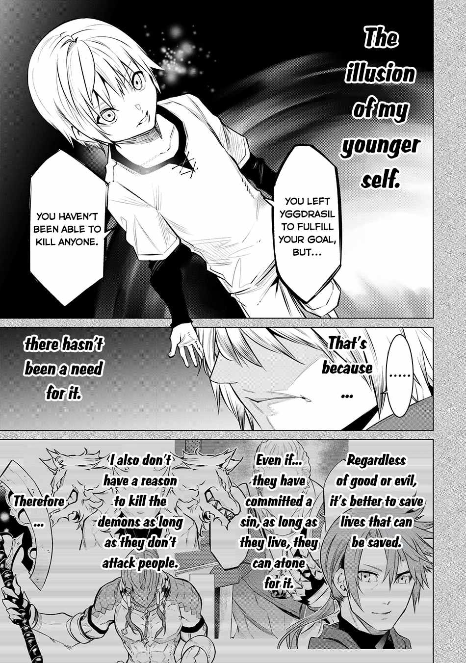 SSS-Rank Dungeon de Knife Ippon Tewatasare Tsuihou Sareta Shiro Madoushi: Yggdrasil no Noroi ni Yori Jakuten de Aru Maryoku Fusoku o Kokufukushi Sekai Saikyou e to Itaru Chapter 18.1 — Page 6