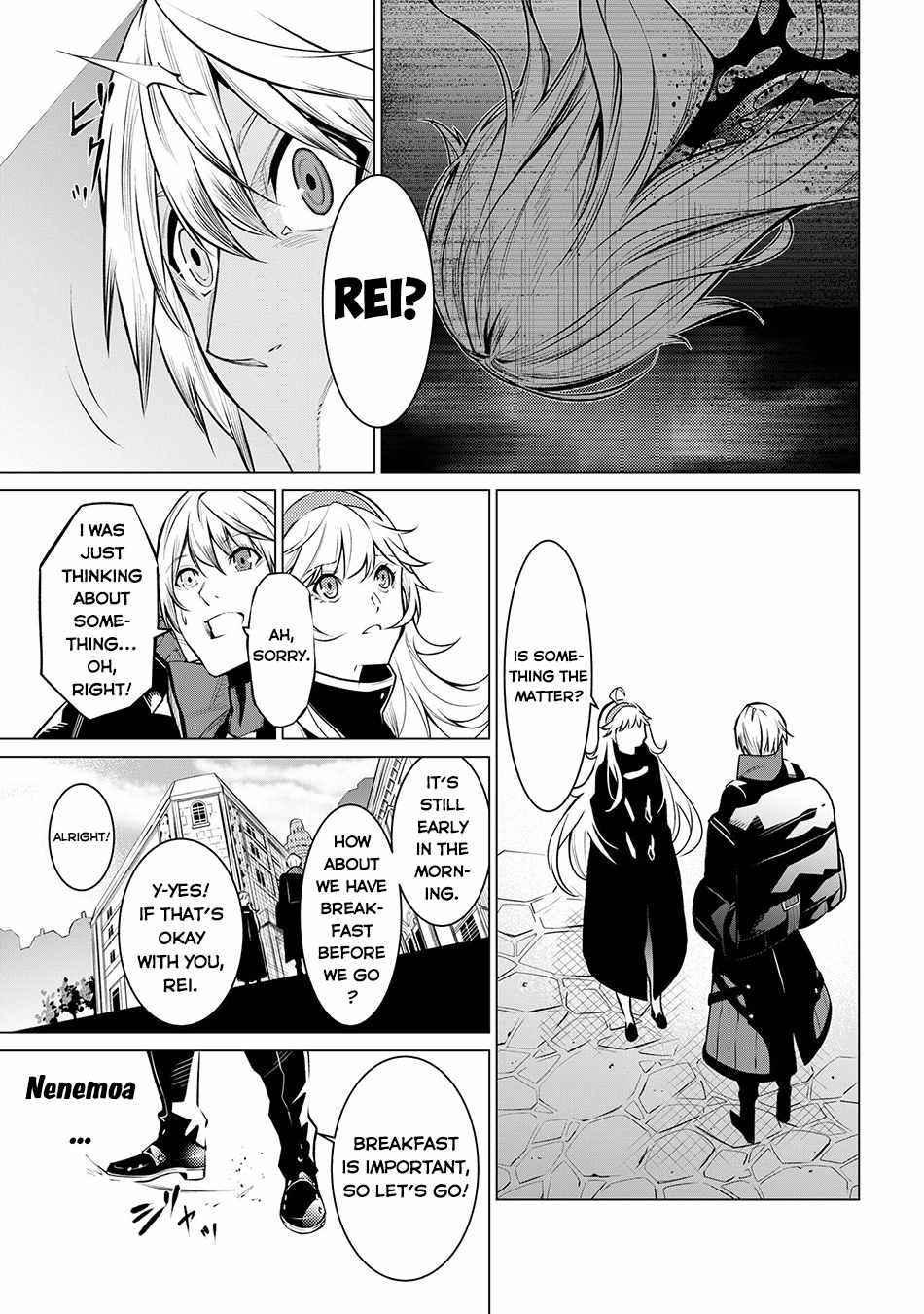 SSS-Rank Dungeon de Knife Ippon Tewatasare Tsuihou Sareta Shiro Madoushi: Yggdrasil no Noroi ni Yori Jakuten de Aru Maryoku Fusoku o Kokufukushi Sekai Saikyou e to Itaru Chapter 18.1 — Page 14