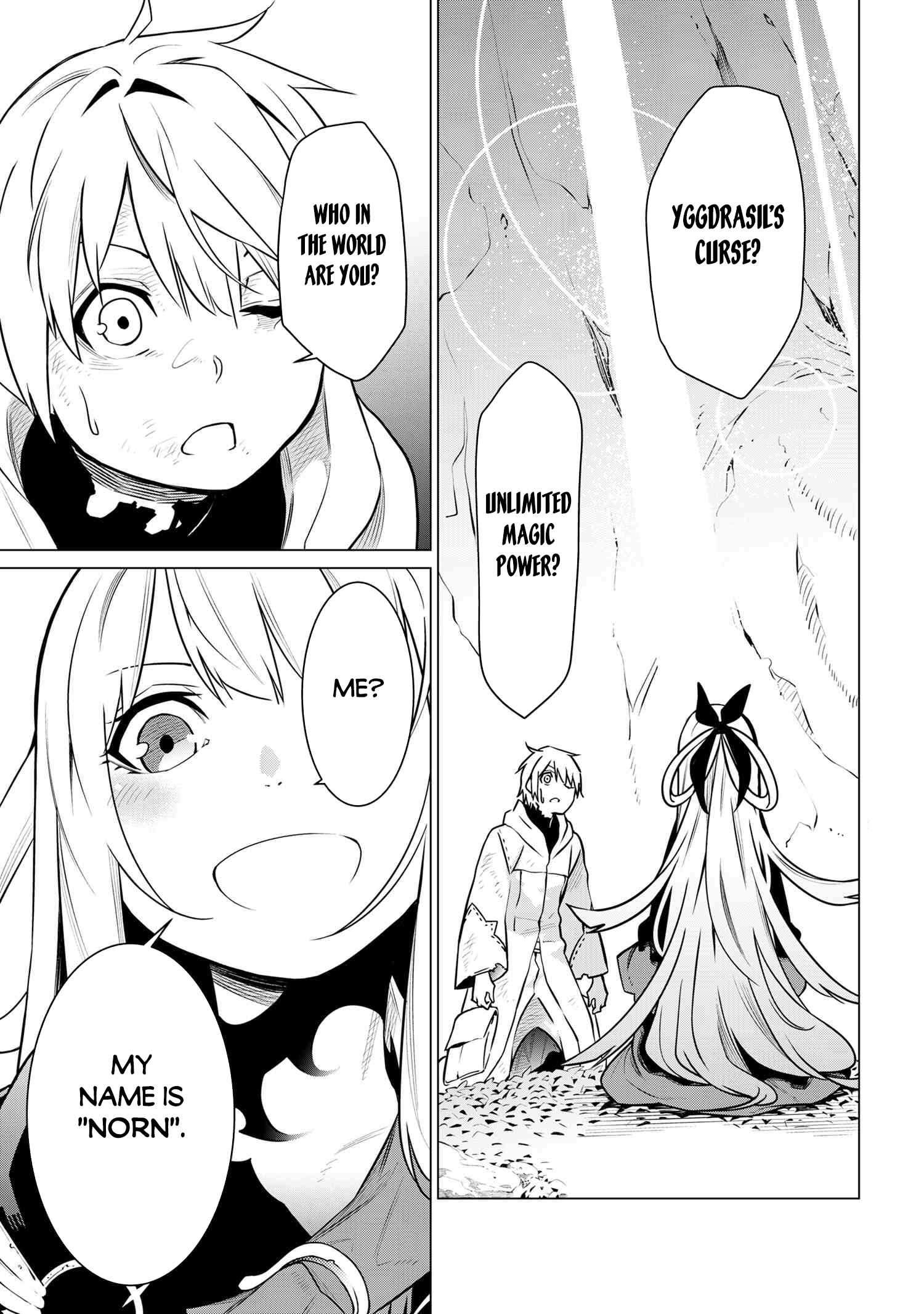 SSS-Rank Dungeon de Knife Ippon Tewatasare Tsuihou Sareta Shiro Madoushi: Yggdrasil no Noroi ni Yori Jakuten de Aru Maryoku Fusoku o Kokufukushi Sekai Saikyou e to Itaru Chapter 2.1 — Page 2