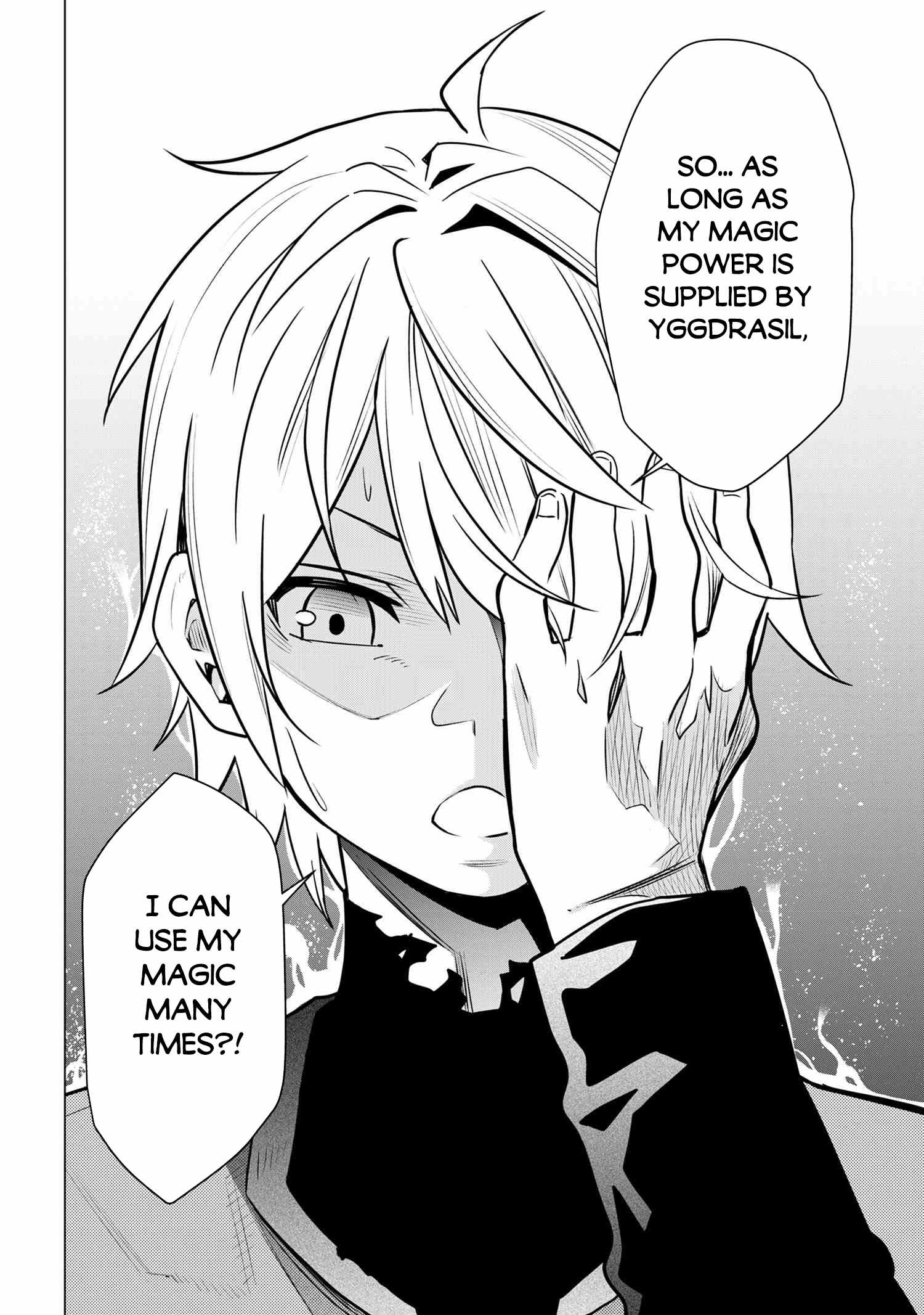 SSS-Rank Dungeon de Knife Ippon Tewatasare Tsuihou Sareta Shiro Madoushi: Yggdrasil no Noroi ni Yori Jakuten de Aru Maryoku Fusoku o Kokufukushi Sekai Saikyou e to Itaru Chapter 2.1 — Page 7