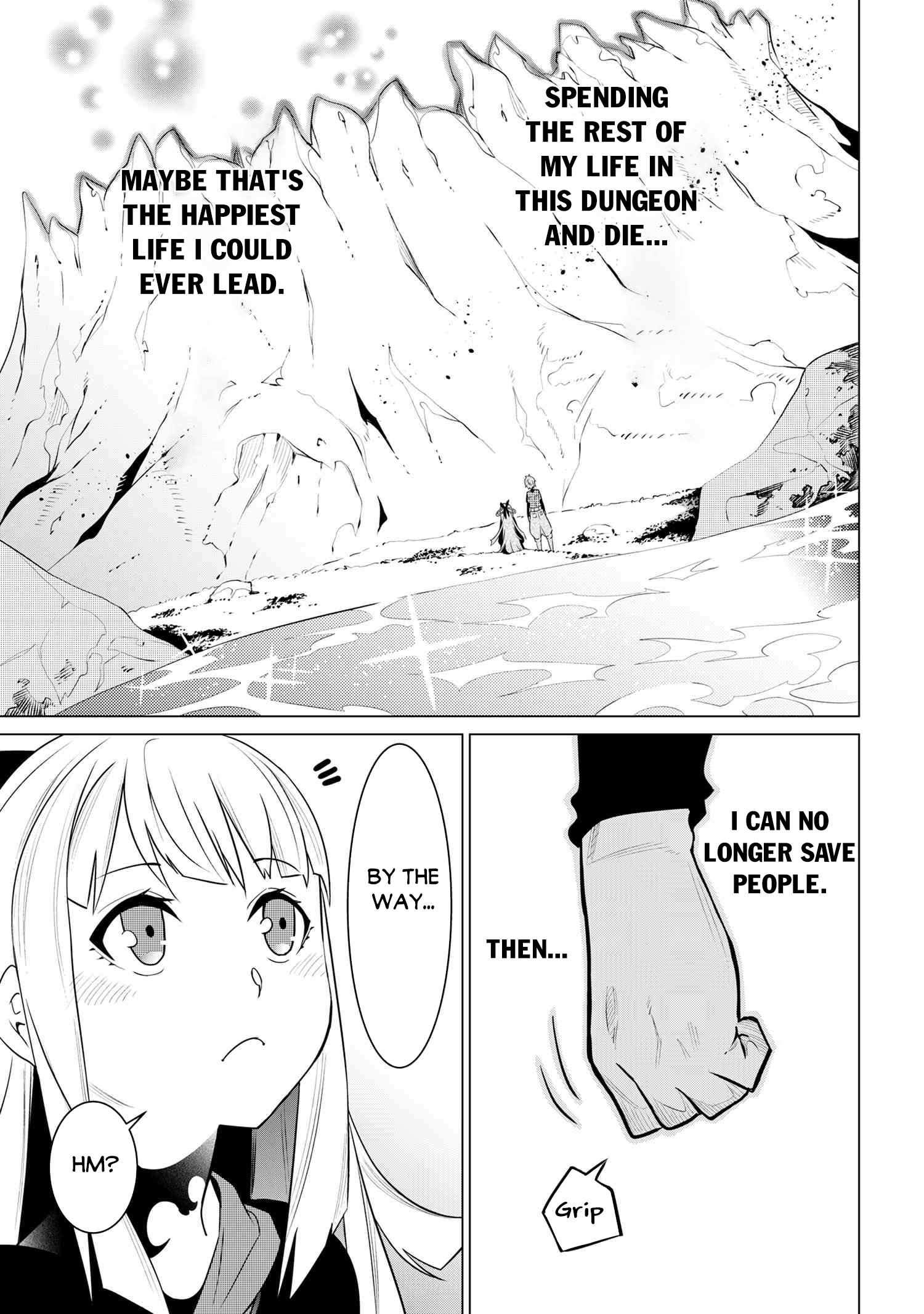 SSS-Rank Dungeon de Knife Ippon Tewatasare Tsuihou Sareta Shiro Madoushi: Yggdrasil no Noroi ni Yori Jakuten de Aru Maryoku Fusoku o Kokufukushi Sekai Saikyou e to Itaru Chapter 2.1 — Page 16