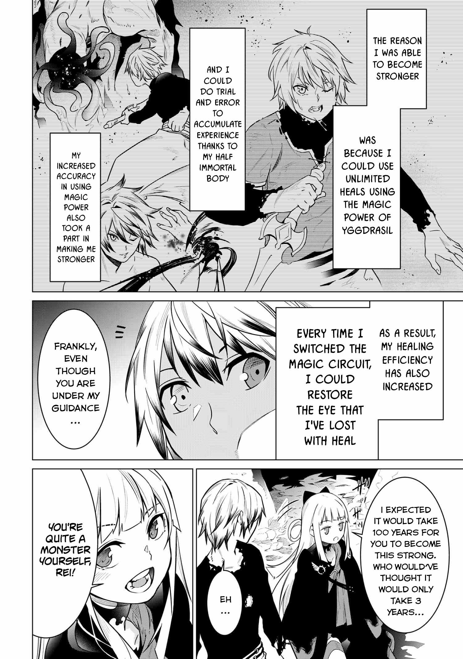 SSS-Rank Dungeon de Knife Ippon Tewatasare Tsuihou Sareta Shiro Madoushi: Yggdrasil no Noroi ni Yori Jakuten de Aru Maryoku Fusoku o Kokufukushi Sekai Saikyou e to Itaru Chapter 2.2 — Page 10