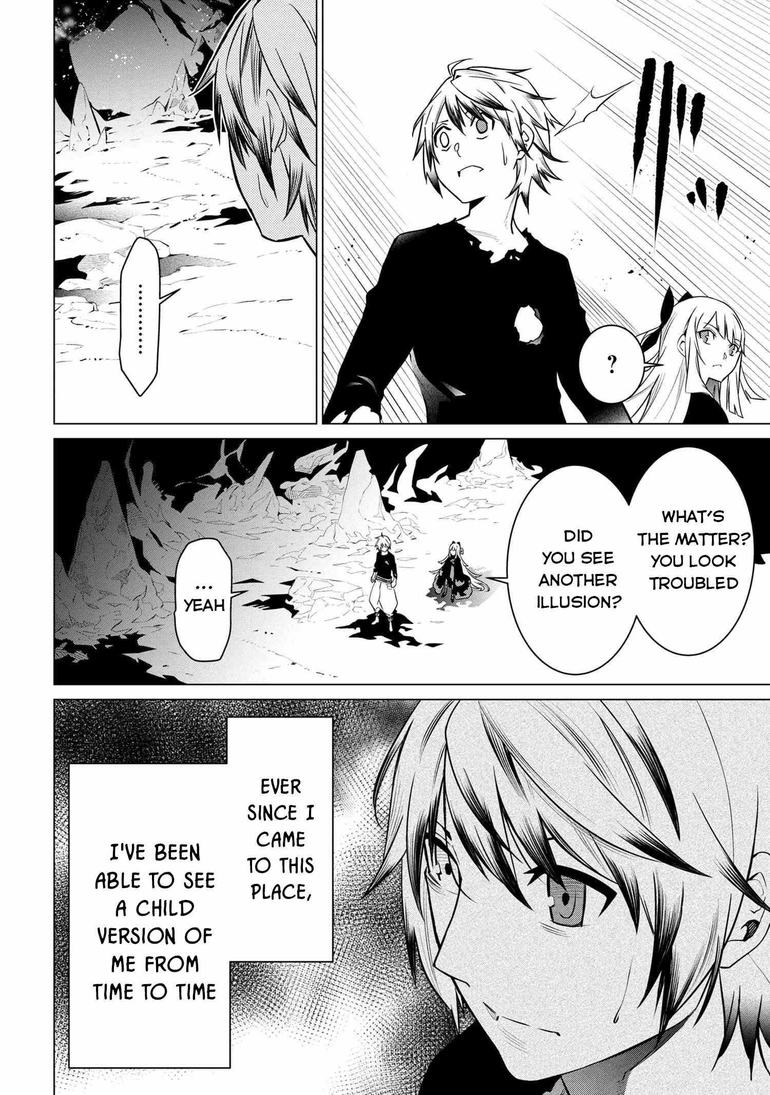 SSS-Rank Dungeon de Knife Ippon Tewatasare Tsuihou Sareta Shiro Madoushi: Yggdrasil no Noroi ni Yori Jakuten de Aru Maryoku Fusoku o Kokufukushi Sekai Saikyou e to Itaru Chapter 2.2 — Page 12