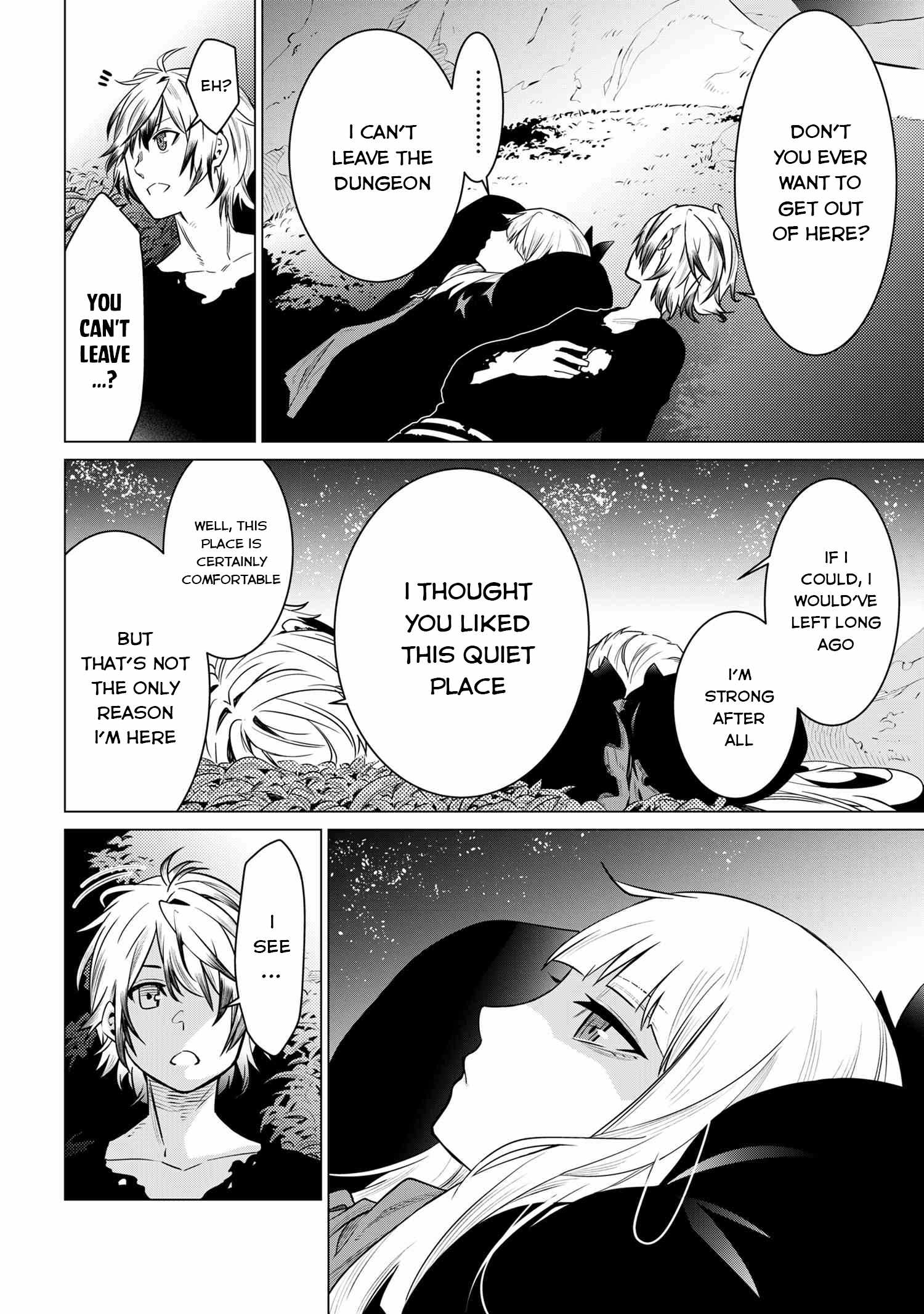 SSS-Rank Dungeon de Knife Ippon Tewatasare Tsuihou Sareta Shiro Madoushi: Yggdrasil no Noroi ni Yori Jakuten de Aru Maryoku Fusoku o Kokufukushi Sekai Saikyou e to Itaru Chapter 2.2 — Page 20
