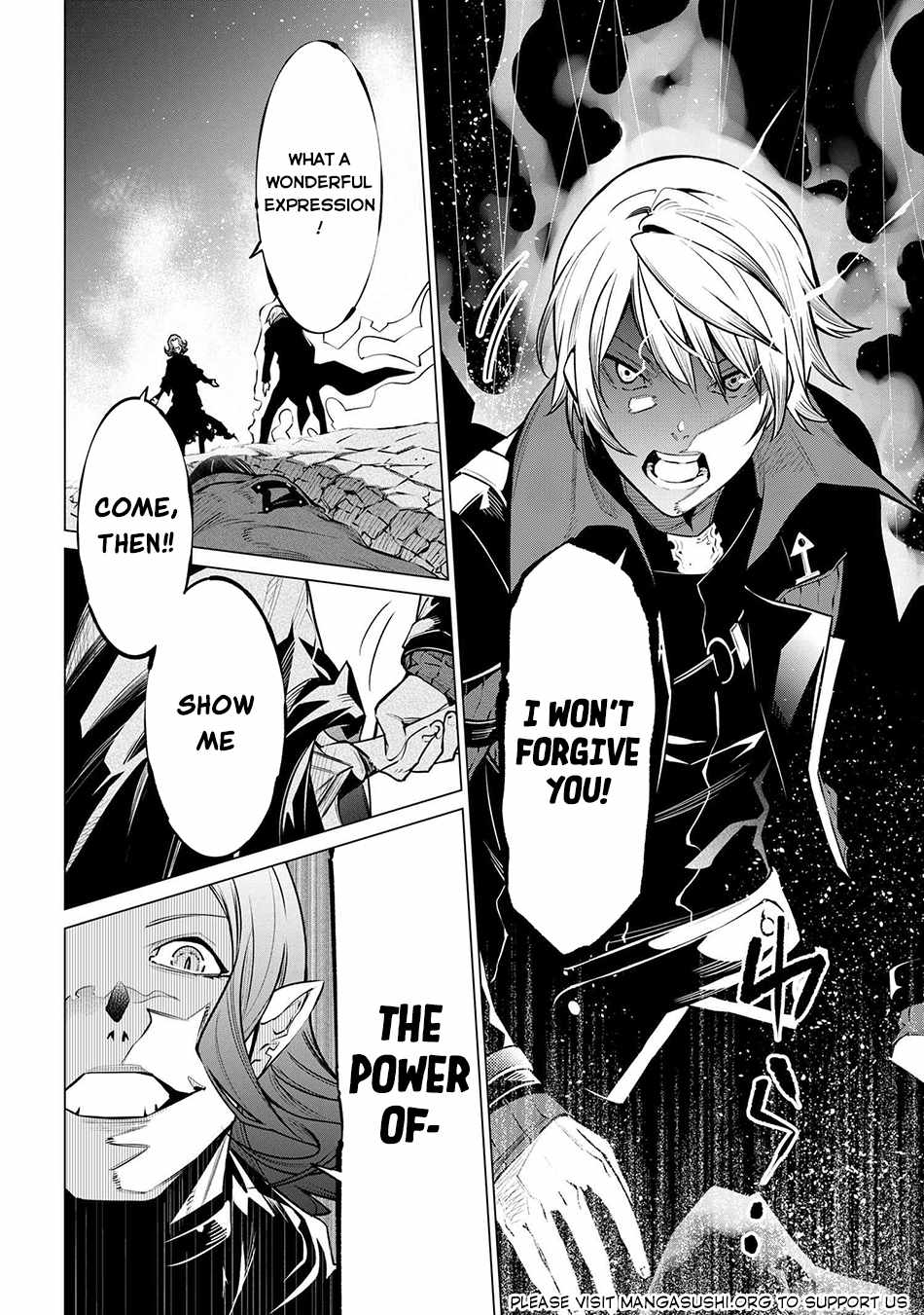 SSS-Rank Dungeon de Knife Ippon Tewatasare Tsuihou Sareta Shiro Madoushi: Yggdrasil no Noroi ni Yori Jakuten de Aru Maryoku Fusoku o Kokufukushi Sekai Saikyou e to Itaru Chapter 20.1 — Page 14