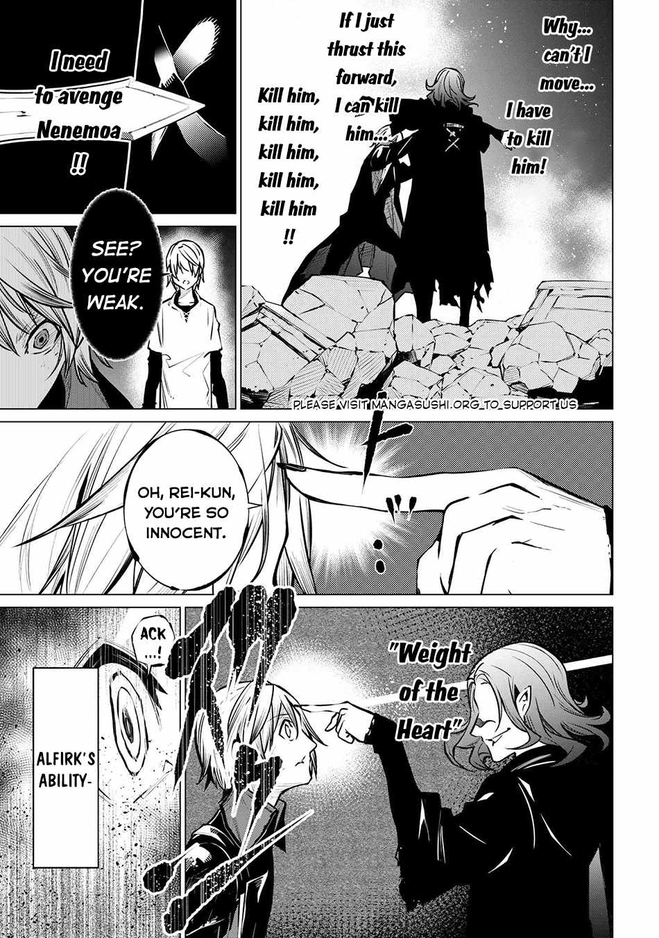 SSS-Rank Dungeon de Knife Ippon Tewatasare Tsuihou Sareta Shiro Madoushi: Yggdrasil no Noroi ni Yori Jakuten de Aru Maryoku Fusoku o Kokufukushi Sekai Saikyou e to Itaru Chapter 20.2 — Page 15