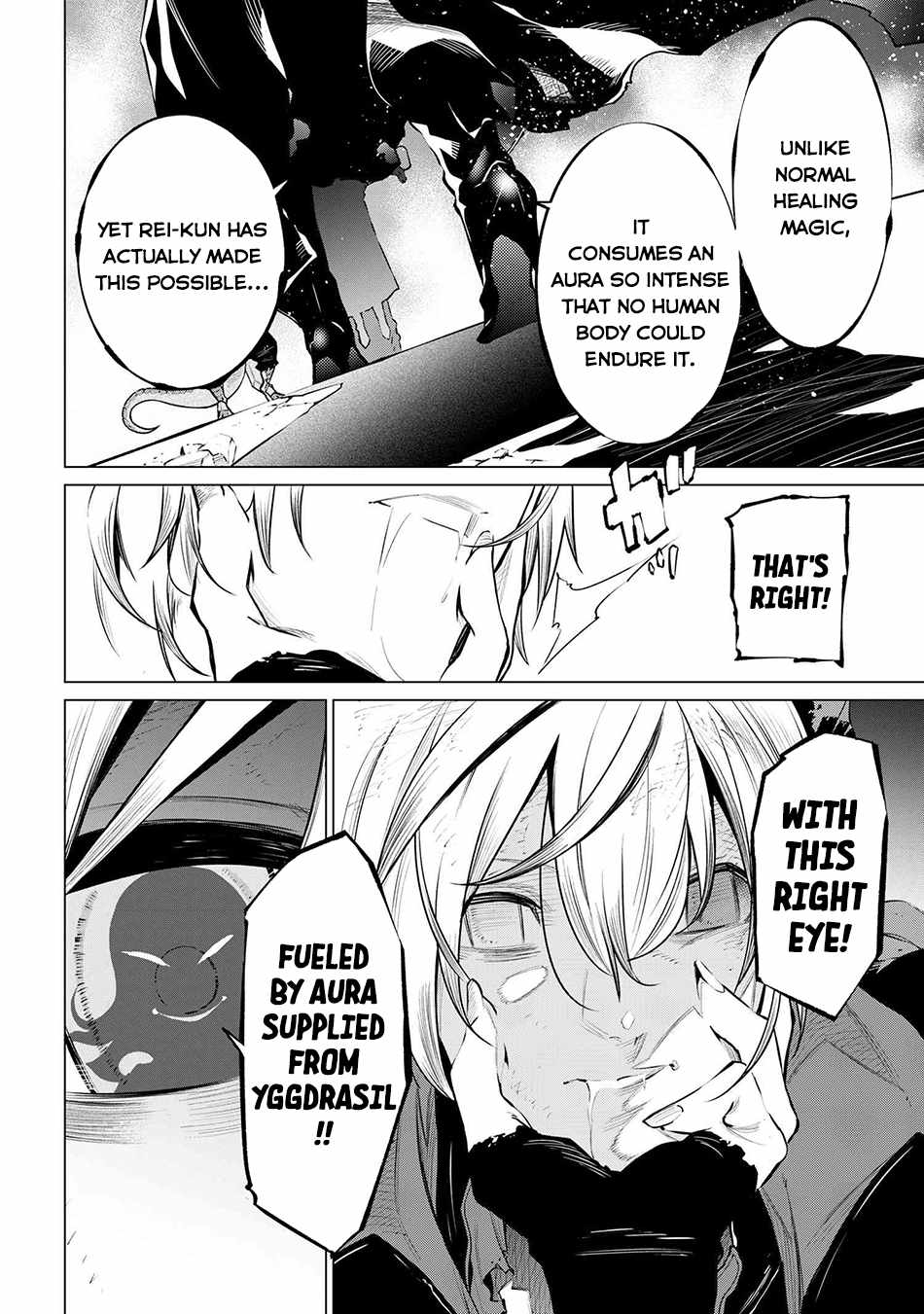 SSS-Rank Dungeon de Knife Ippon Tewatasare Tsuihou Sareta Shiro Madoushi: Yggdrasil no Noroi ni Yori Jakuten de Aru Maryoku Fusoku o Kokufukushi Sekai Saikyou e to Itaru Chapter 21.1 — Page 9