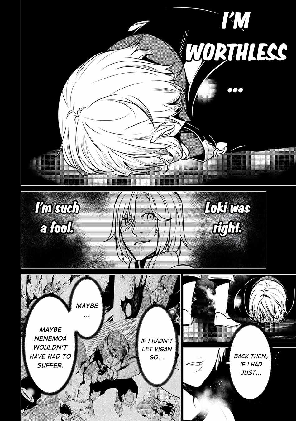 SSS-Rank Dungeon de Knife Ippon Tewatasare Tsuihou Sareta Shiro Madoushi: Yggdrasil no Noroi ni Yori Jakuten de Aru Maryoku Fusoku o Kokufukushi Sekai Saikyou e to Itaru Chapter 21.2 — Page 14