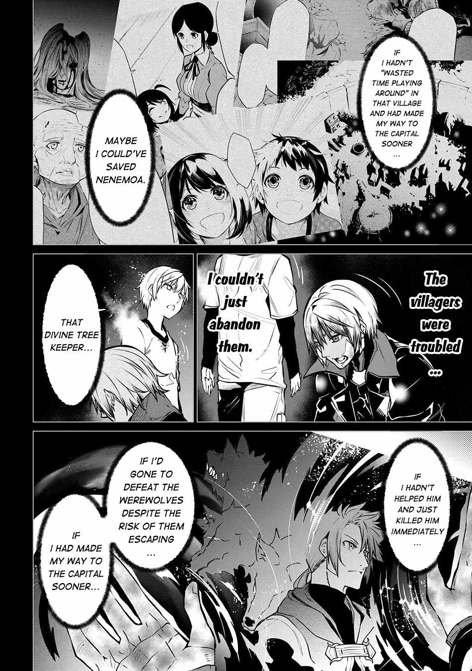 SSS-Rank Dungeon de Knife Ippon Tewatasare Tsuihou Sareta Shiro Madoushi: Yggdrasil no Noroi ni Yori Jakuten de Aru Maryoku Fusoku o Kokufukushi Sekai Saikyou e to Itaru Chapter 21.2 — Page 16