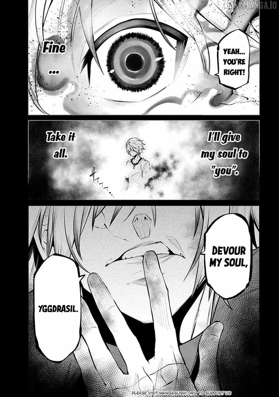 SSS-Rank Dungeon de Knife Ippon Tewatasare Tsuihou Sareta Shiro Madoushi: Yggdrasil no Noroi ni Yori Jakuten de Aru Maryoku Fusoku o Kokufukushi Sekai Saikyou e to Itaru Chapter 22.2 — Page 14