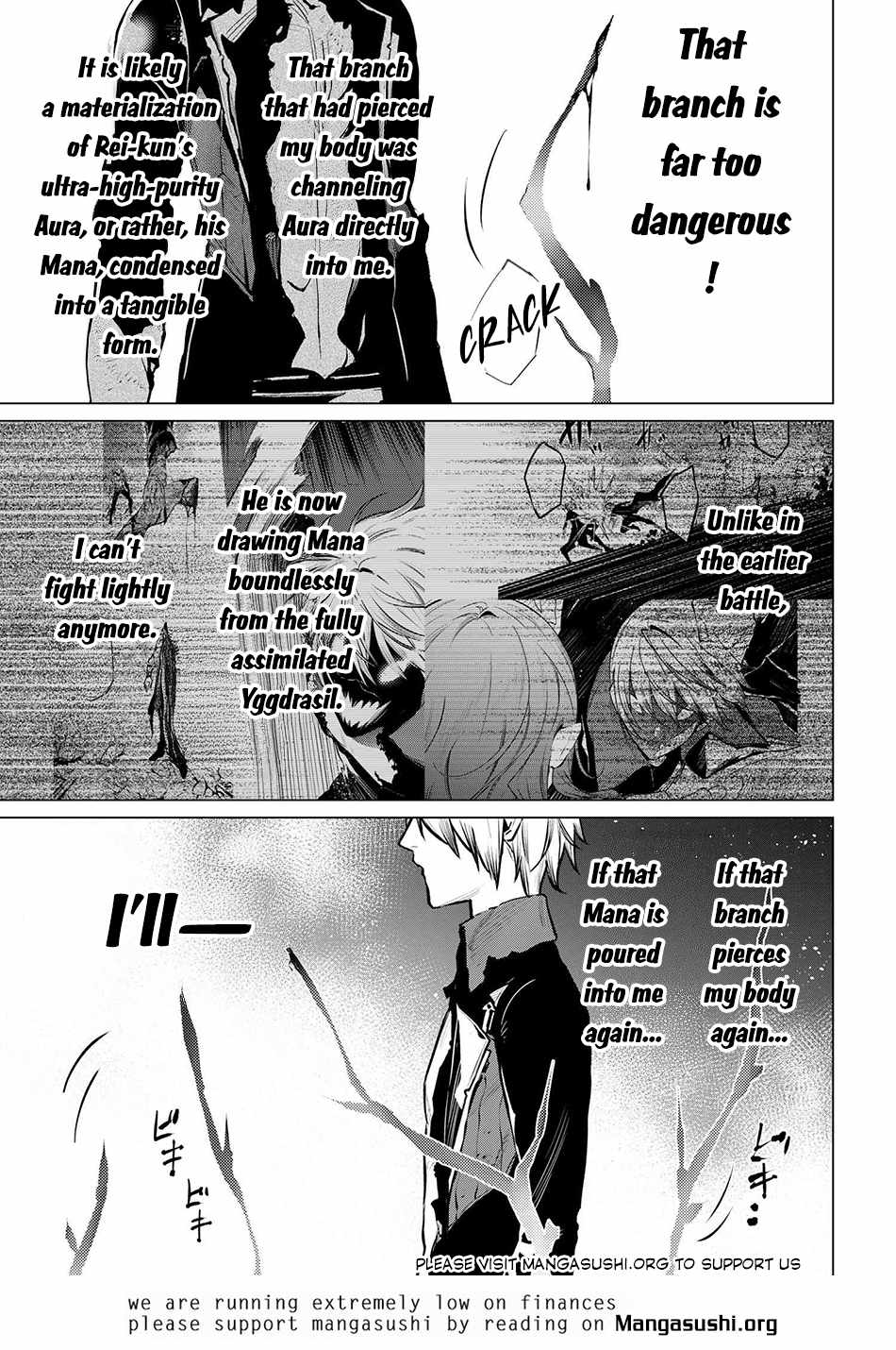 SSS-Rank Dungeon de Knife Ippon Tewatasare Tsuihou Sareta Shiro Madoushi: Yggdrasil no Noroi ni Yori Jakuten de Aru Maryoku Fusoku o Kokufukushi Sekai Saikyou e to Itaru Chapter 23.3 — Page 7
