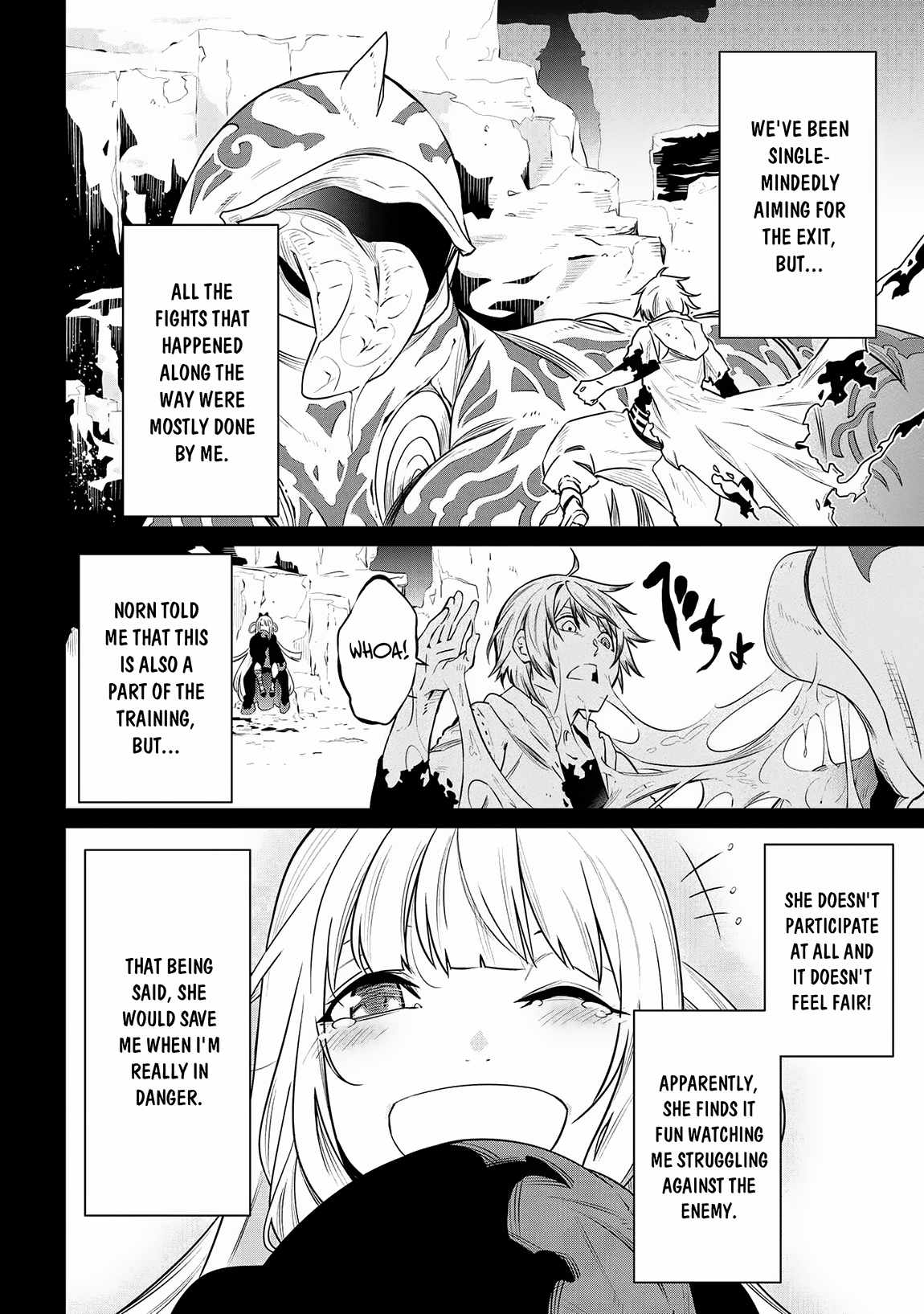 SSS-Rank Dungeon de Knife Ippon Tewatasare Tsuihou Sareta Shiro Madoushi: Yggdrasil no Noroi ni Yori Jakuten de Aru Maryoku Fusoku o Kokufukushi Sekai Saikyou e to Itaru Chapter 3.1 — Page 10